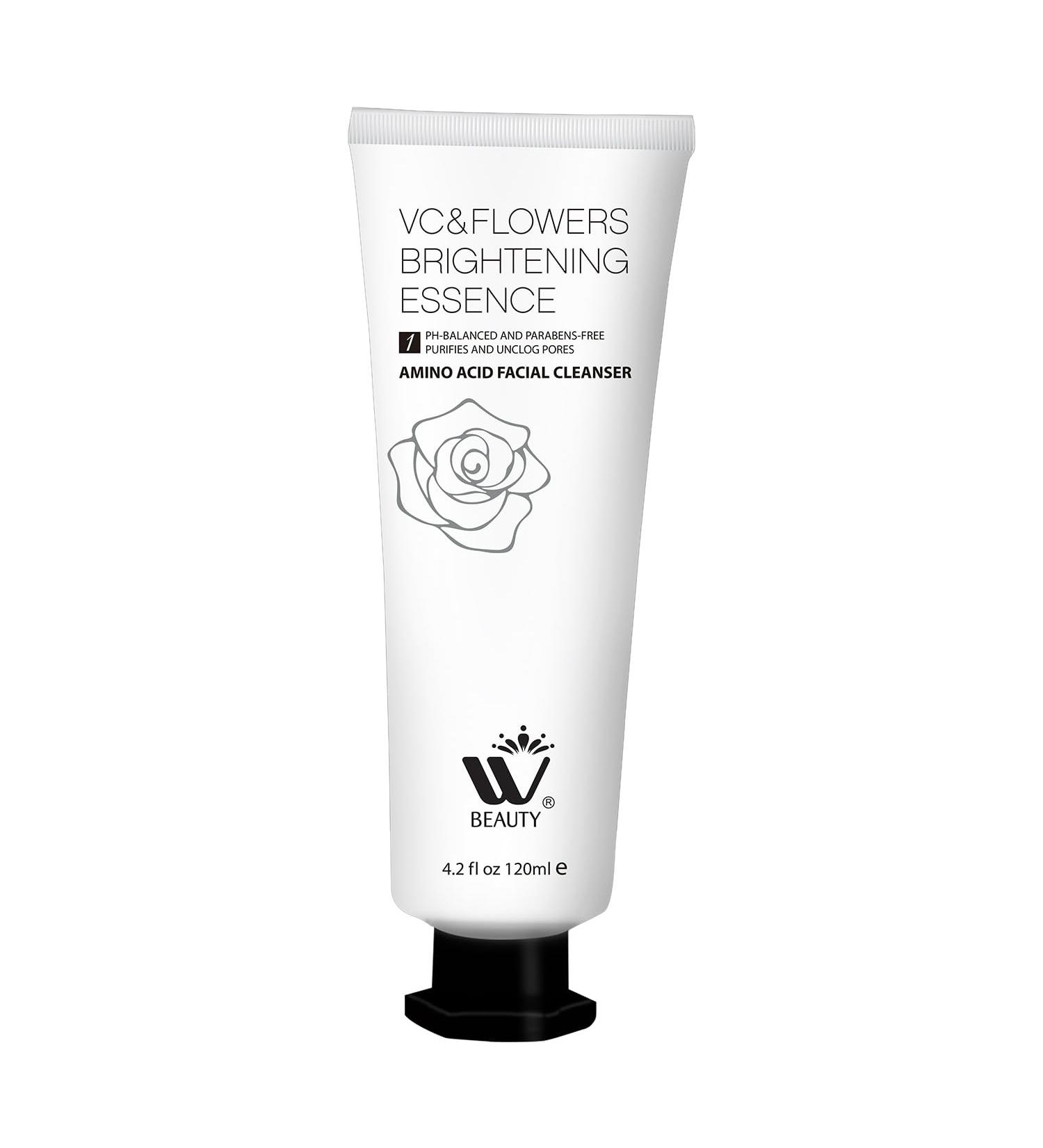 WBM Face Cleanser with Amino Acid - Restorative Facial Cleanser for All Skin Types | 4.2 oz - International Shipping Available - Buy Online on SooperMarket.com