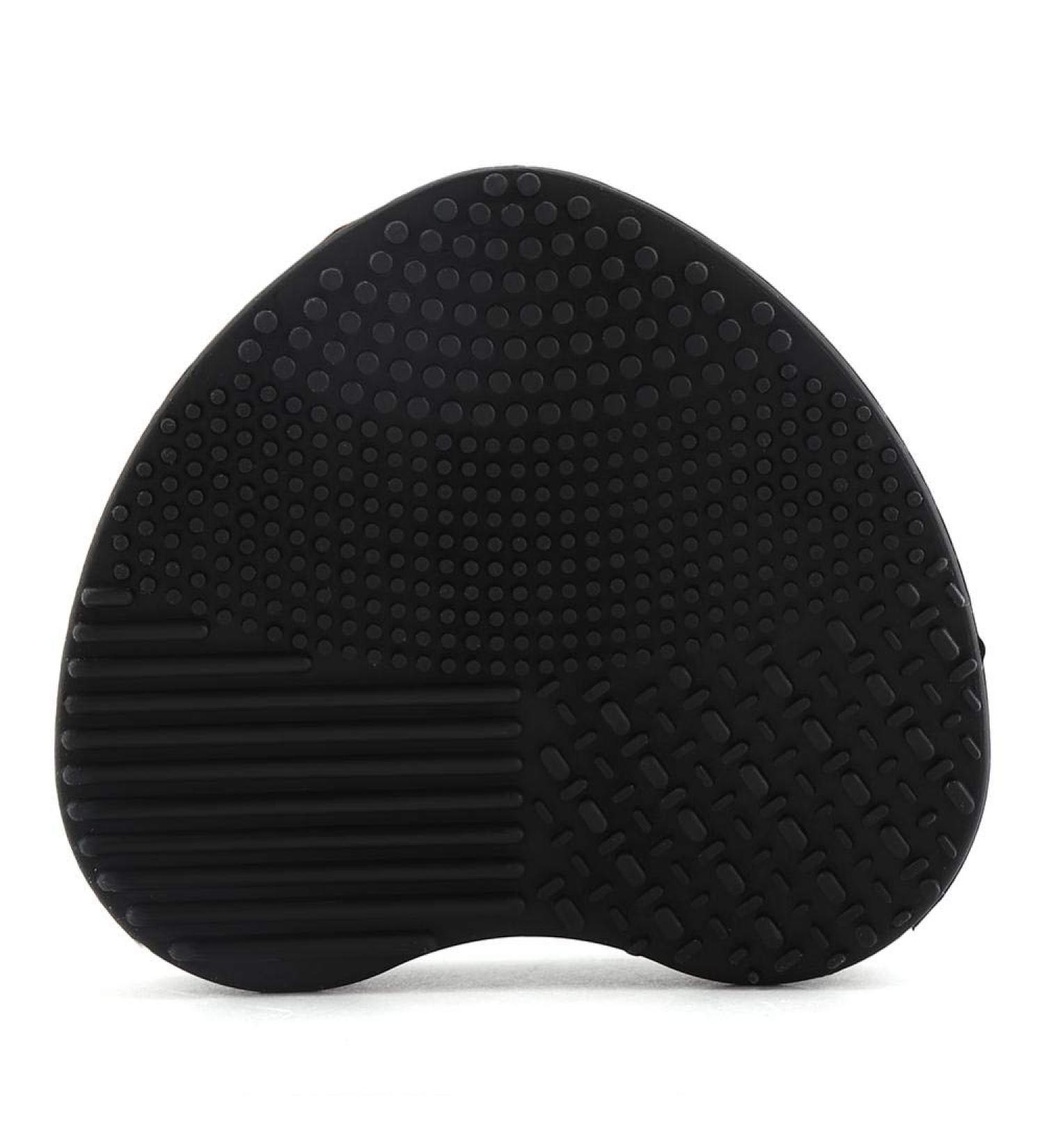 Silicone gloves brush accessories heart shape silicone makeup brush detergent brush for cosmetic washing(Black) - Buy Online on SooperMarket.com