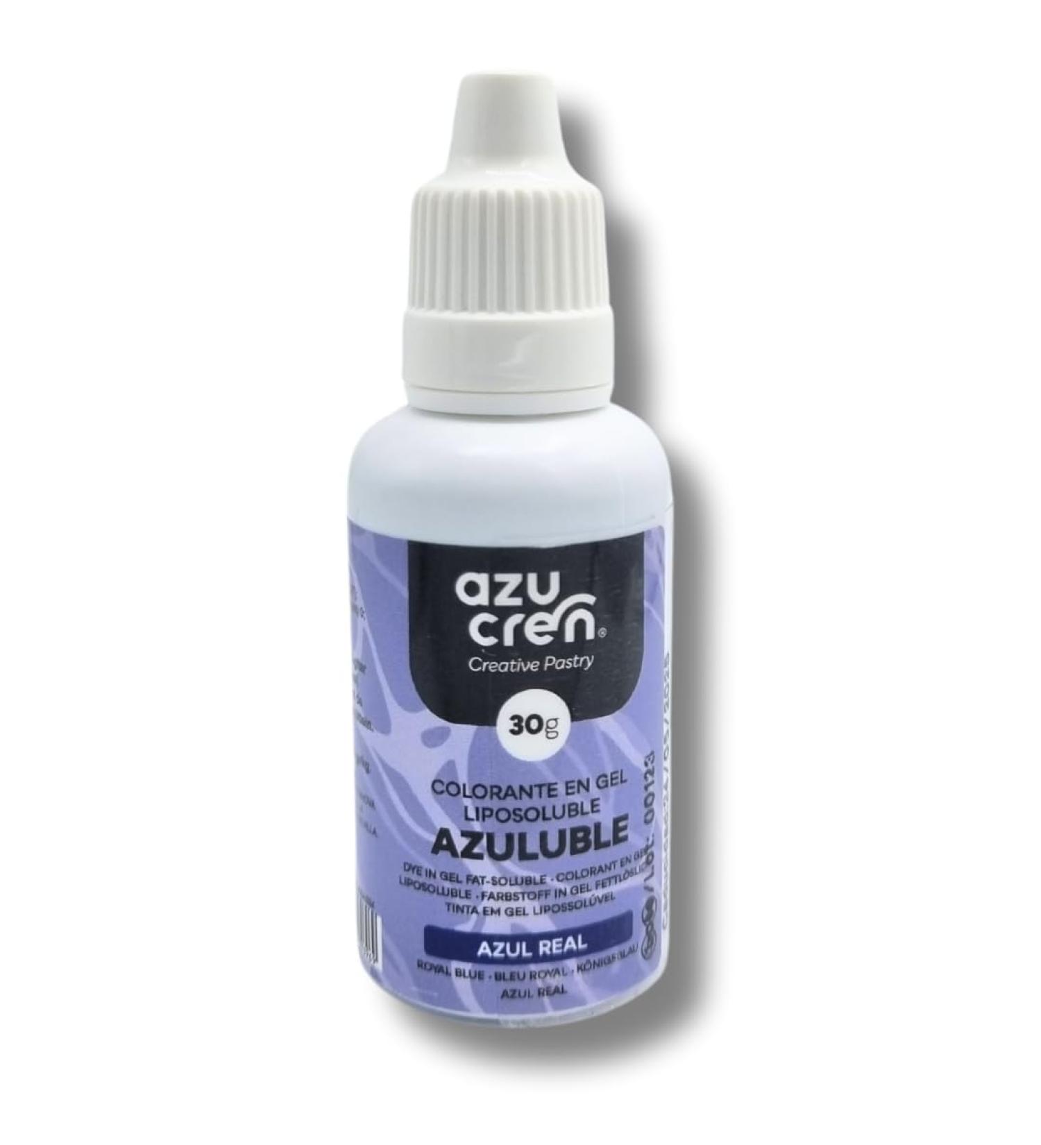 Azucren Oil Based Food Gel Colouring Purple Ideal for Chocolate Buttercream and Cream 30 G - Buy Online on SooperMarket.com