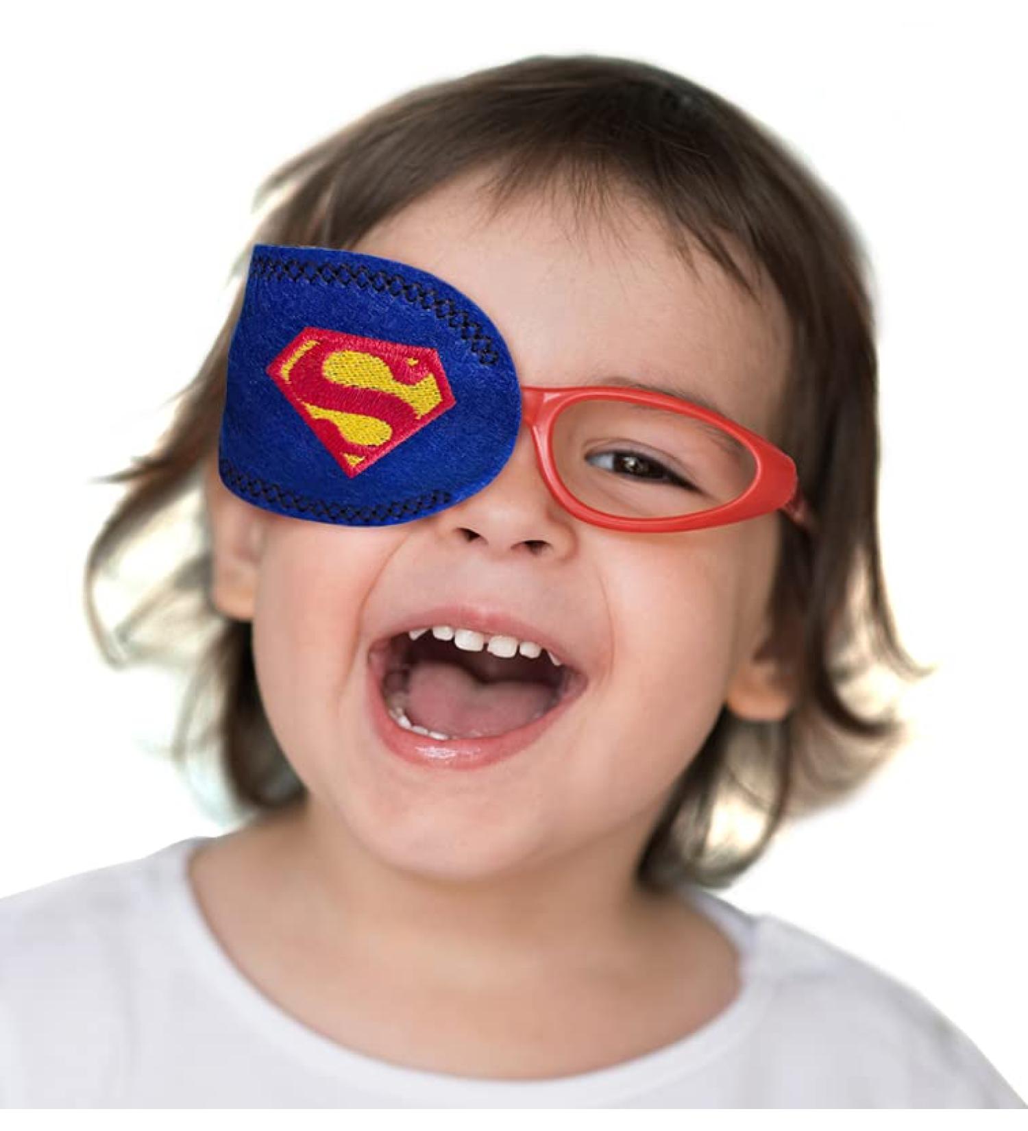 Superman Eye Patch for Children with Amblyopia - Right Eye Coverage - Buy Online on SooperMarket.com