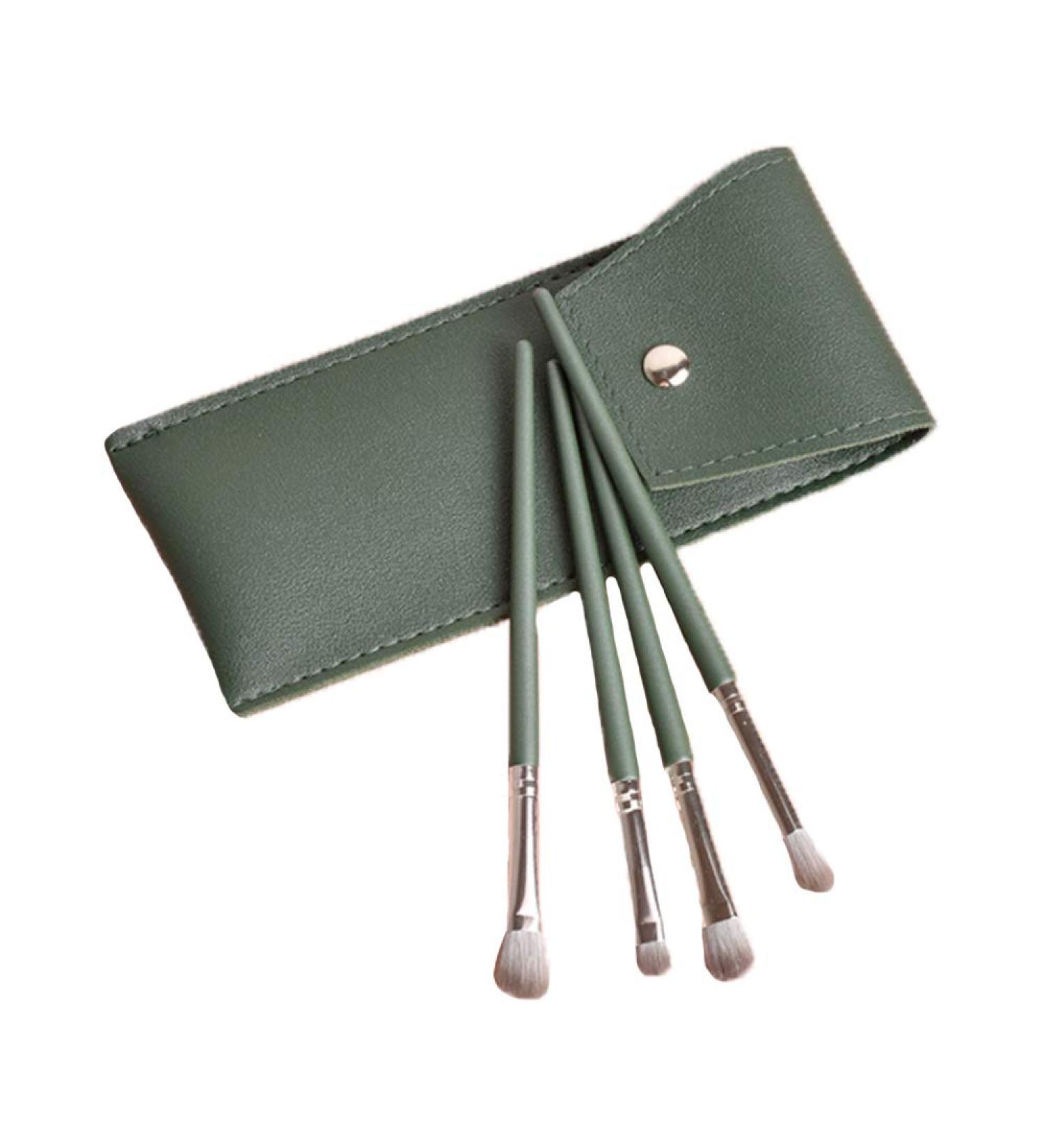 Premium Eye Makeup Brush Set | 4 Soft Eyeshadow Blending Brushes for Flawless Makeup - Long-Lasting & Perfect Fit - Buy Online on SooperMarket.com