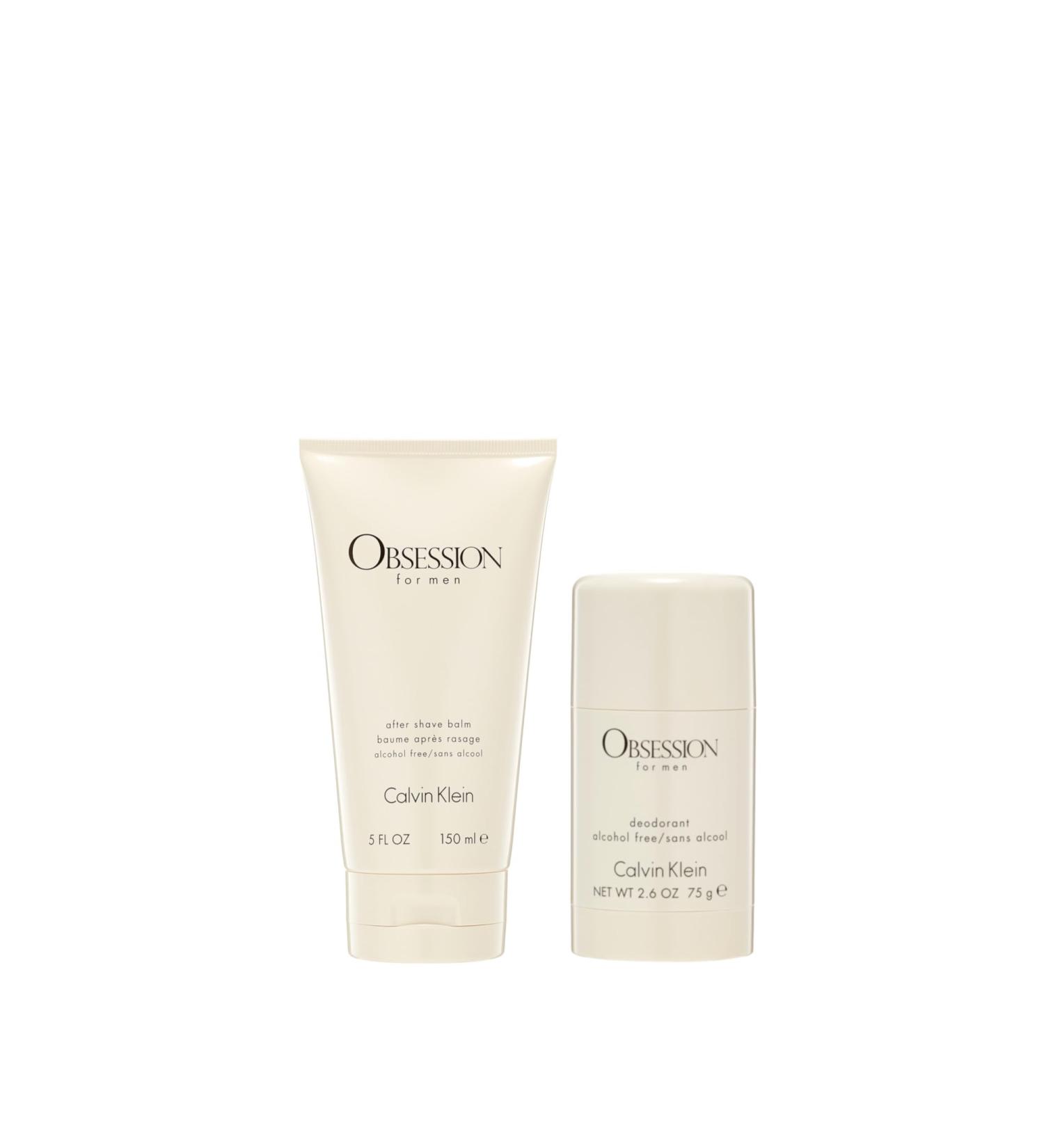 Bundle of Calvin Klein OBSESSION for Men After Shave Balm + Deodorant - Buy Online on SooperMarket.com