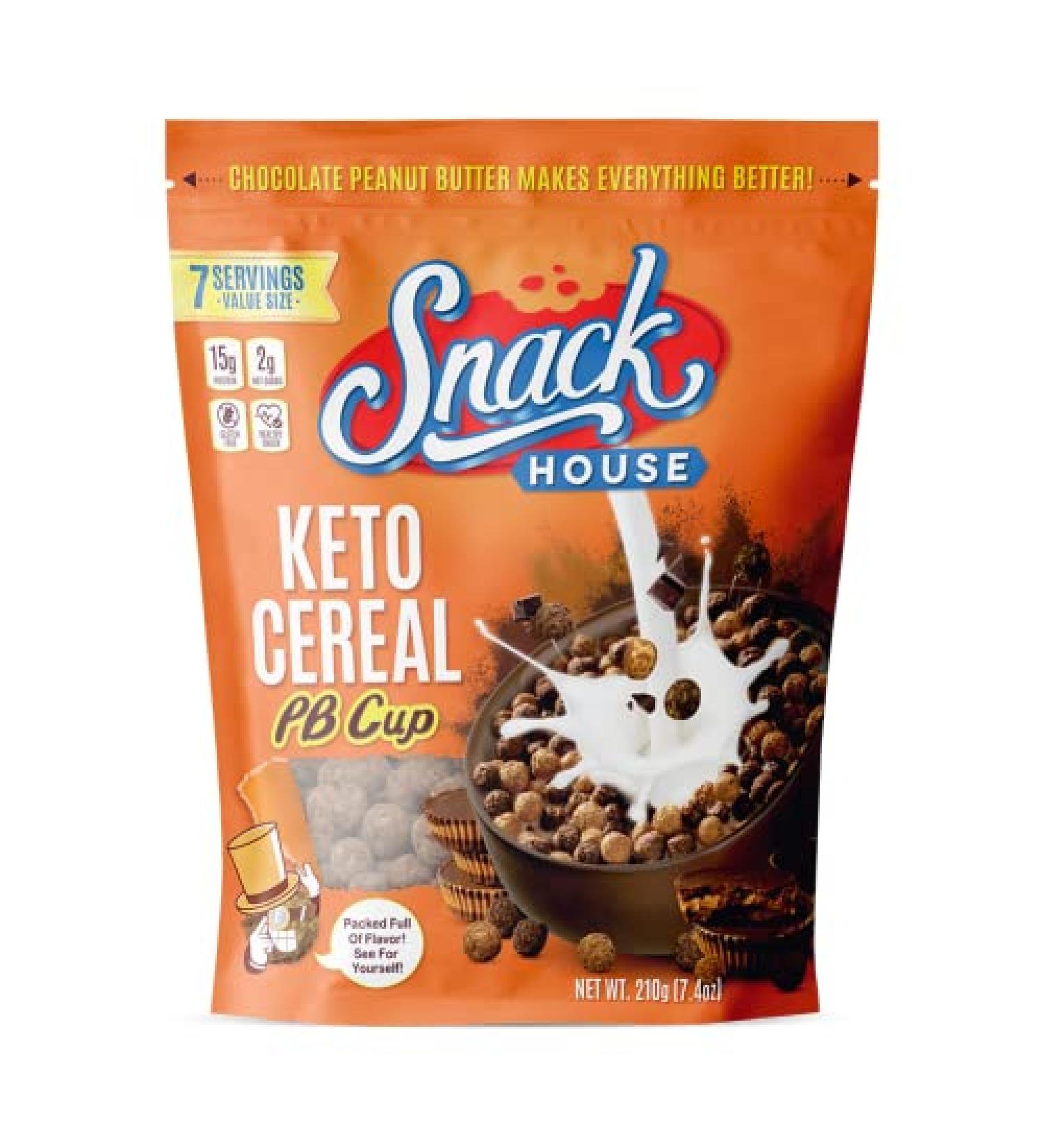 Keto Protein Puffs | Low Carb, High Protein Snack | Gluten & Grain Free, Keto-Friendly - Peanut Chocolate Crunch Flavor - Buy Online on SooperMarket.com