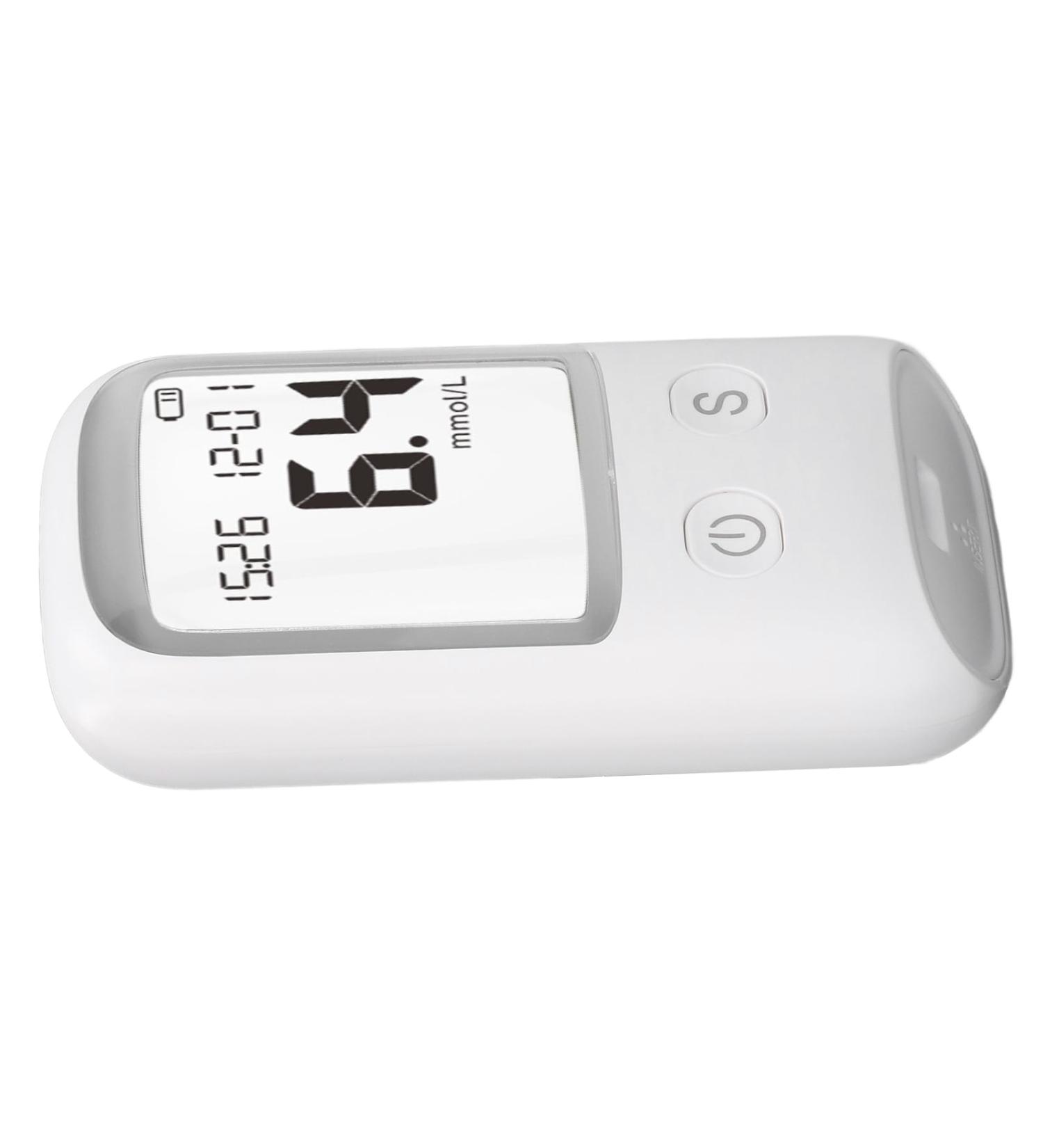 Blood Glucose Monitor Kit - Auto Coding, LCD Display, 25 Lancets, 25 Test Strips, 2 Manuals - Buy Online on SooperMarket.com