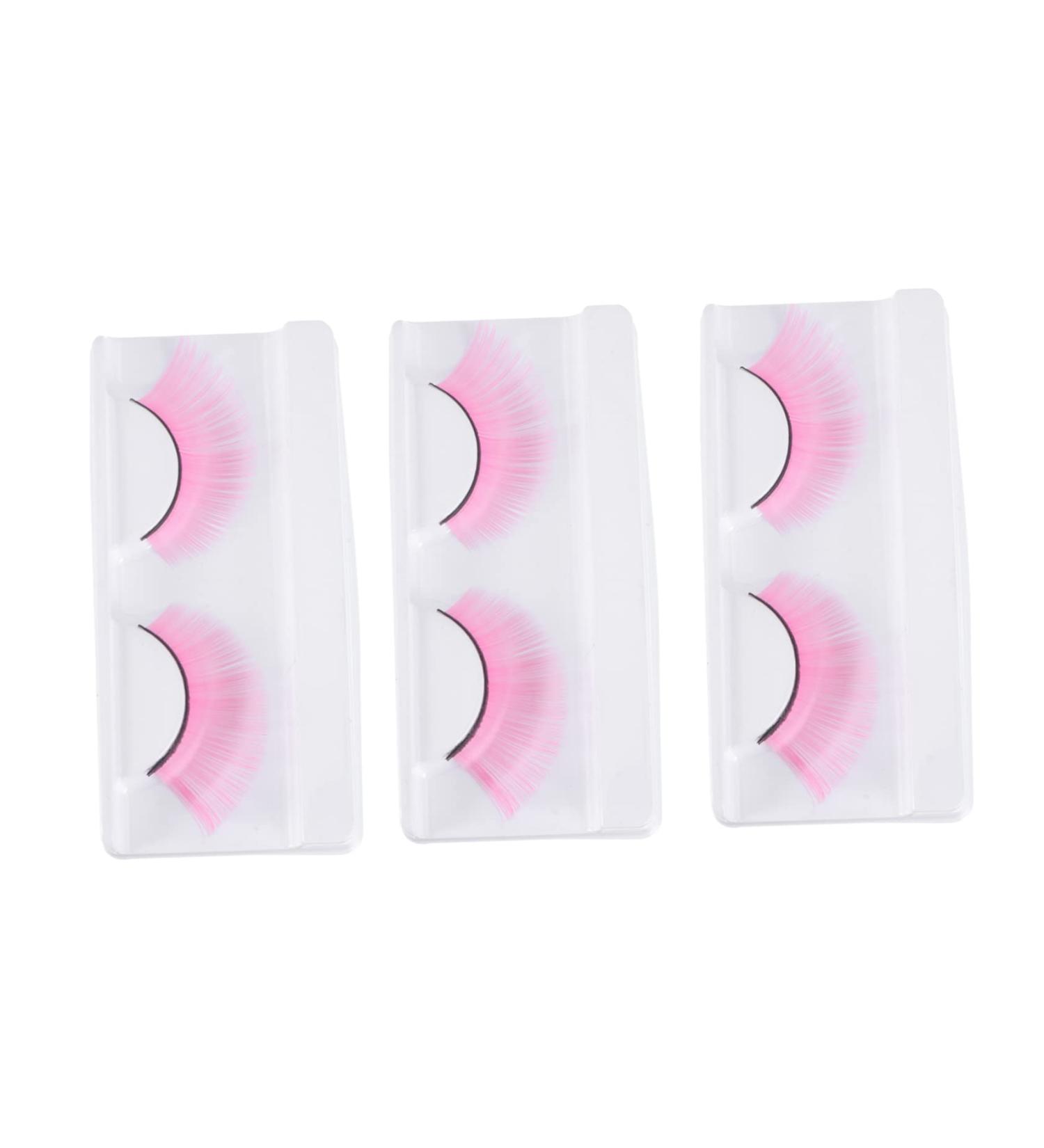 ABOOFAN 3 Pairs Black False Eyelashes Halloween Costume Eyelashes Face Eyelashes Halloween False Eyelashes for Women Halloween Eyelashes Extension Party Eyelashes Cosplay 3d Accessories - Buy Online on SooperMarket.com