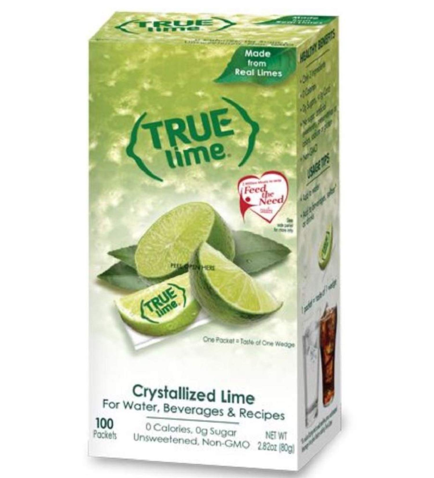 True Lime Bulk Dispenser Pack 100 Count (2.82oz) - Convenient Lime Flavoring for Drinks & Recipes - Buy Online on SooperMarket.com