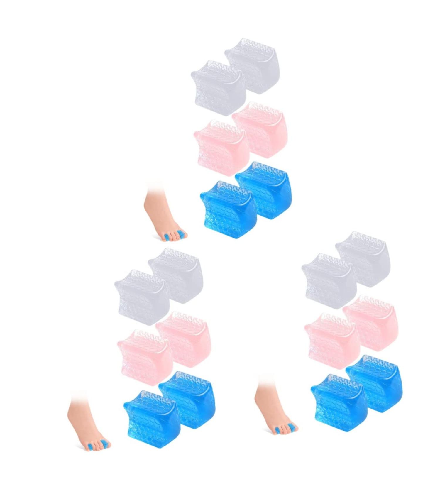18pc Toe Spreaders & Eversion Toe Separator Pedicure Tools Set - Thumb Protector, Bunion Straightener, Toe Support - 2.8x2.2cm - Manicure Essentials - Buy Online on SooperMarket.com