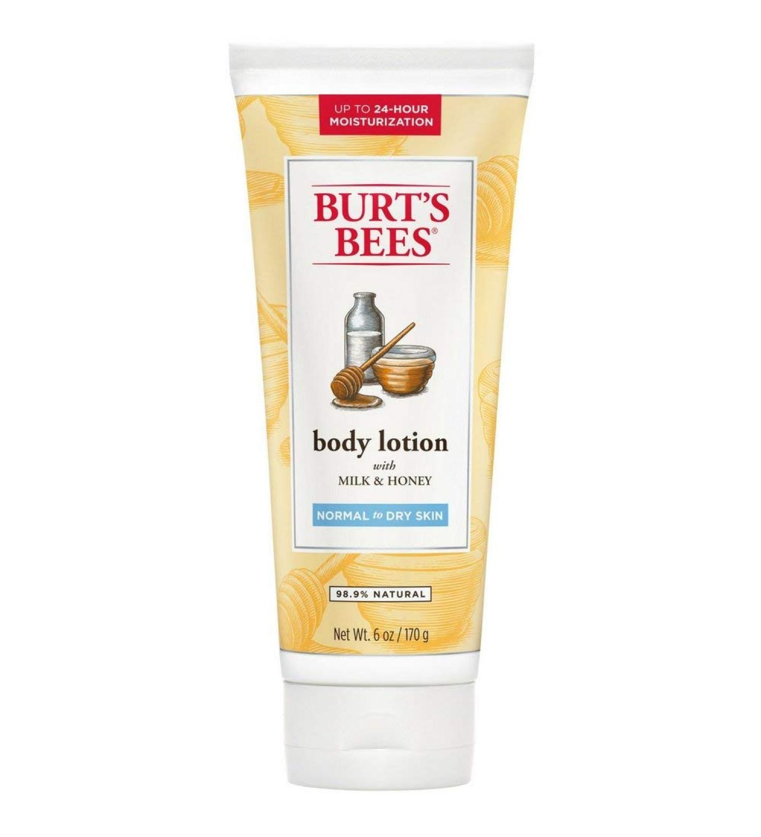 Burt's Bees Naturally Nourishing Milk & Honey Body Lotion 6 oz