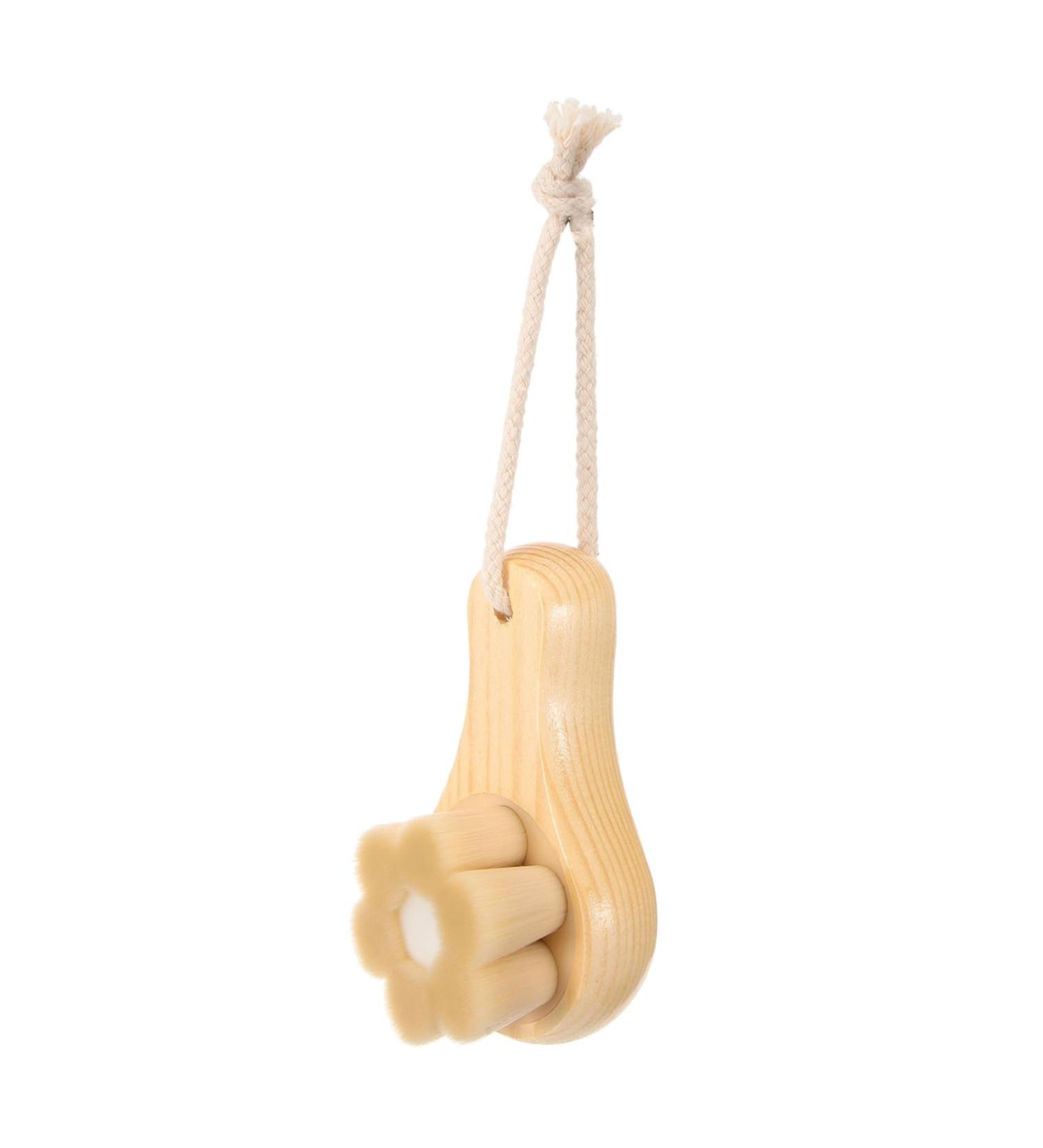 FOYTOKI Facial Wash Brush with Wooden Handle Face Sponges for Cleansing Pore Cleansing Brush Skin Care Tools Exfoliating Face Scrubber Facial Scrubber Facial Exfoliator Face Exfoliator - Buy Online on SooperMarket.com