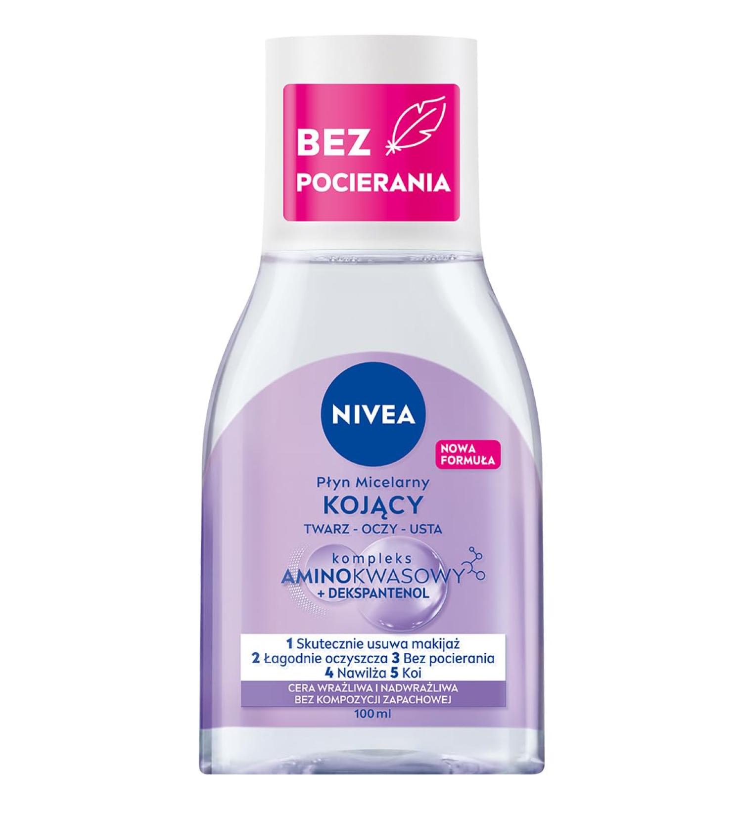 NIVEA Nourishing Micelar Fluid for Sensitive and Sensitive Skin 100 ml - Buy Online on SooperMarket.com