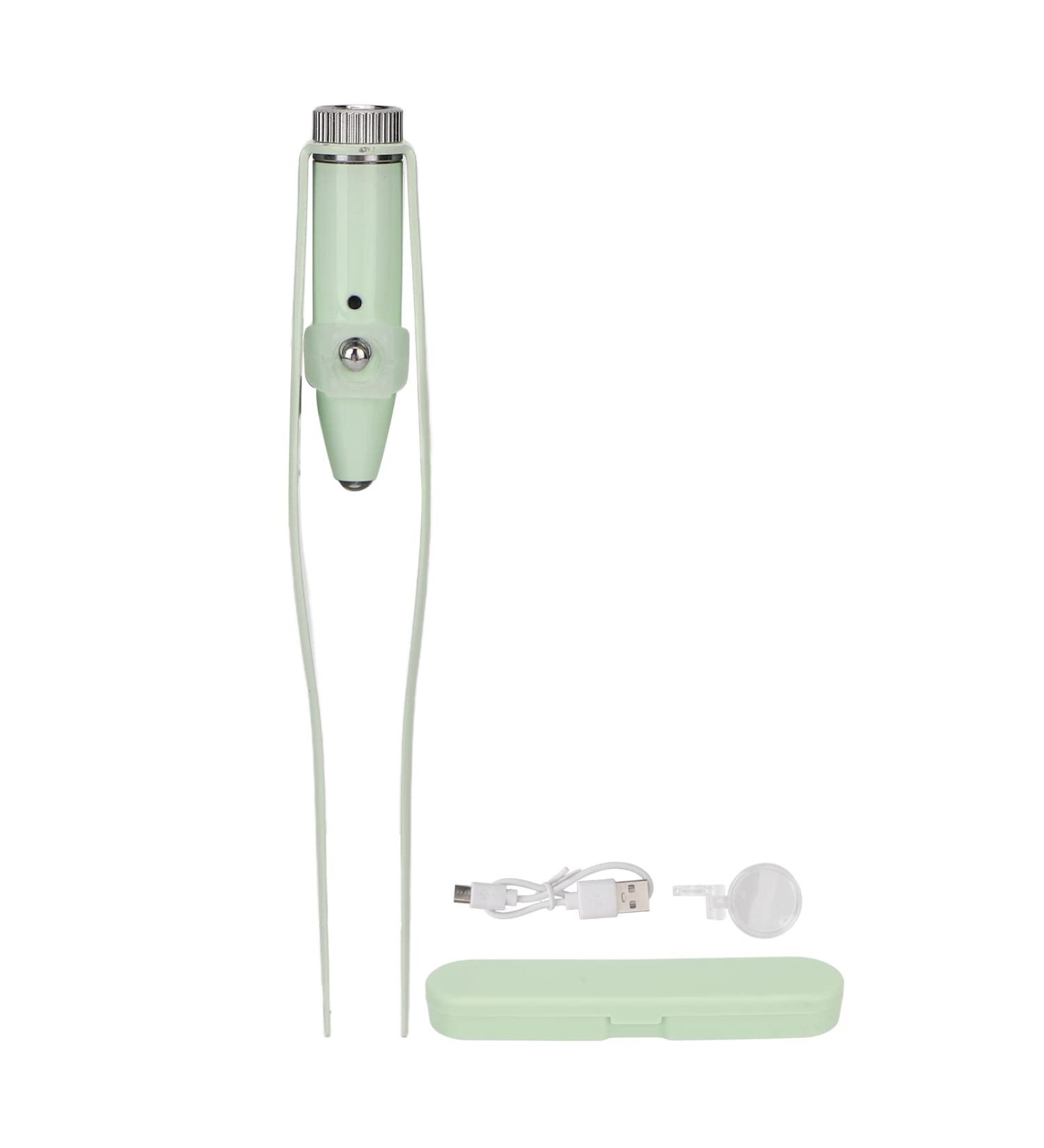 USB Rechargeable Ear Wax Cleaning Kit with LED Light | Professional Portable Ear Pick Tweezers Set for Safe Wax Removal | Includes Storage Box | Earwax Removal Tool with Light - Buy Online on SooperMarket.com