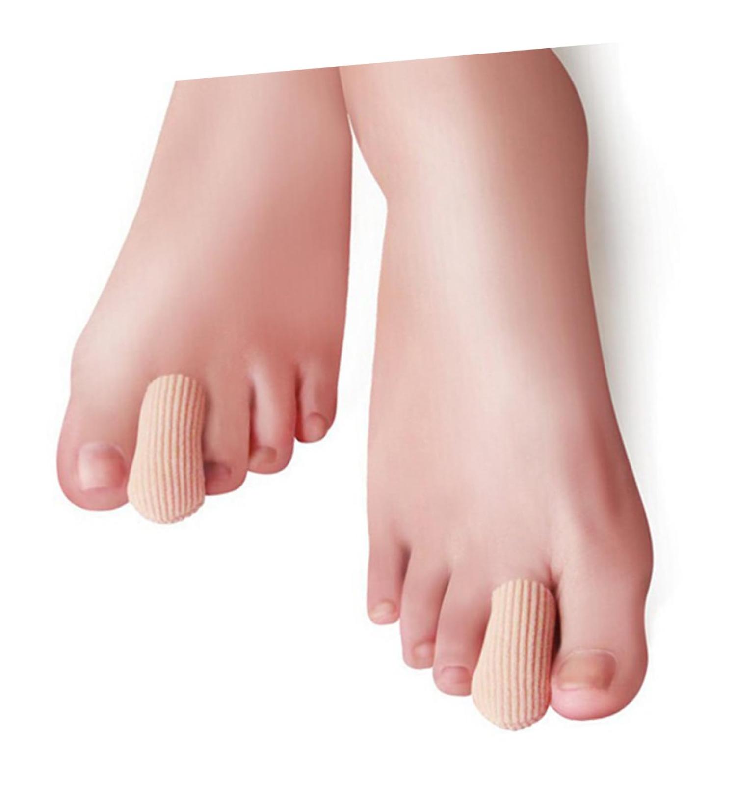 Silicone Gel Cushion Toe Separator and Bunion Protector Set - Pair of Gel Toe Straighteners and Guards for Ultimate Comfort and Pain Relief - Buy Online on SooperMarket.com