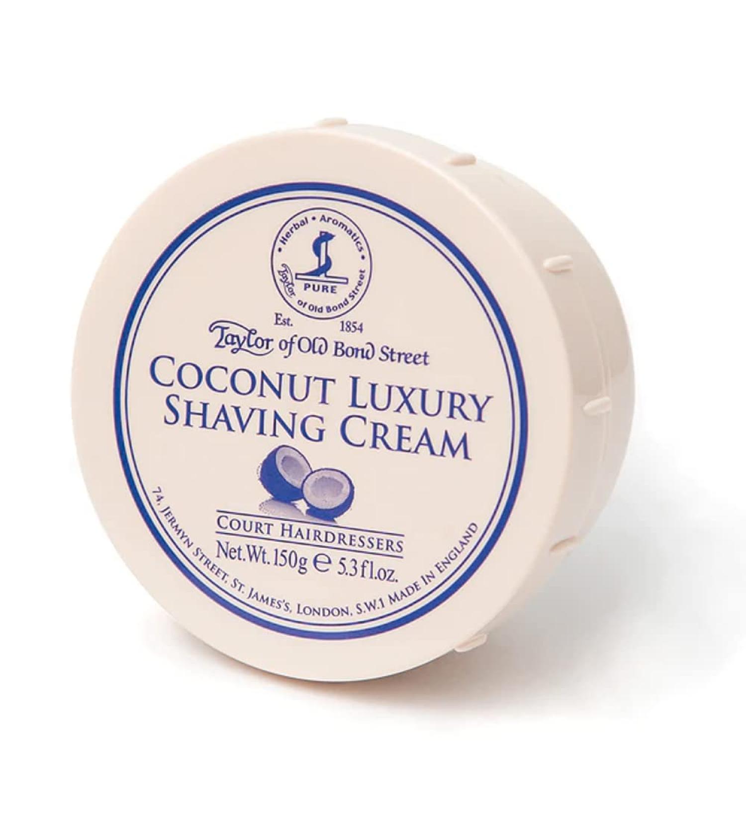 Taylor of Old Bond Street Coconut Shaving Cream Bowl 5.3oz | 01016 - Buy Online on SooperMarket.com