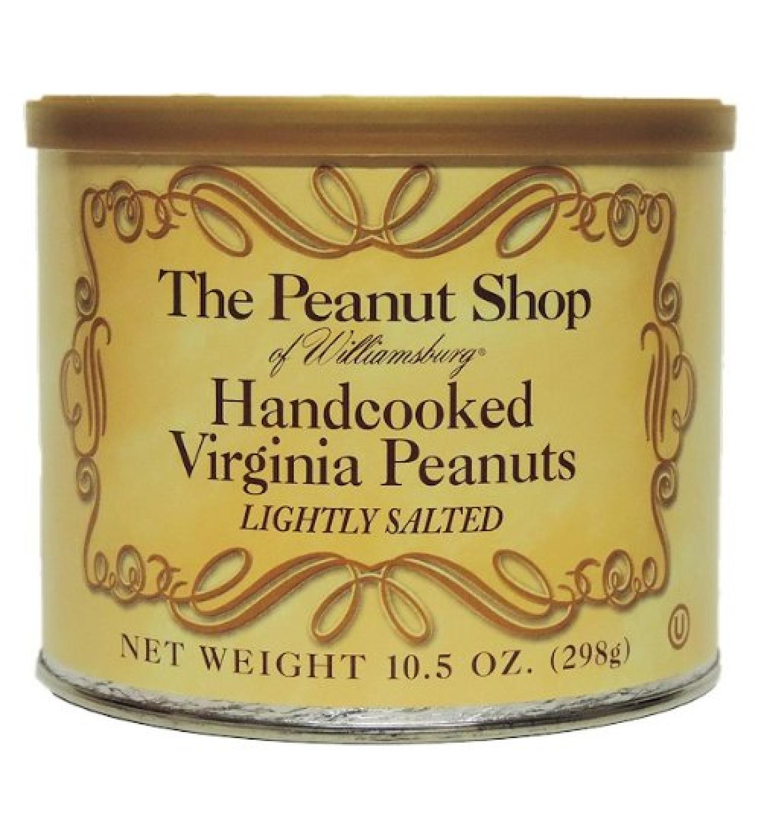 Virginia Peanuts Lightly Salted - 10.5oz | The Peanut Shop of Williamsburg - Buy Online on SooperMarket.com