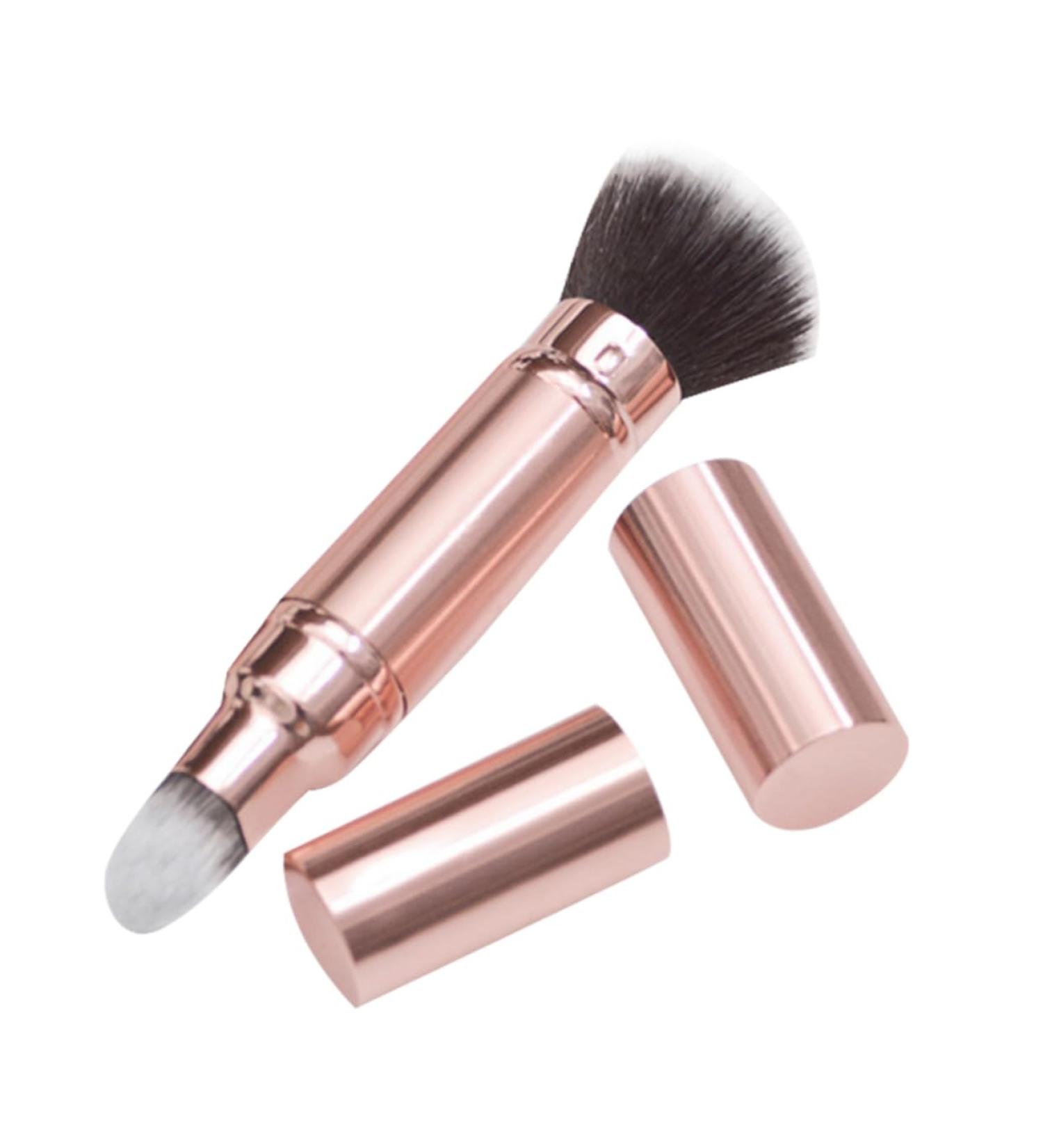 BELLIFFY Double-ended Makeup Brush Buffing Brush Cosmetics Powder Applicator Makeup Powder Brush Blush Brushes Powder Blush Brush Retractable Makeup Cosmetic Powder Brush Artificial Fiber - Buy Online on SooperMarket.com
