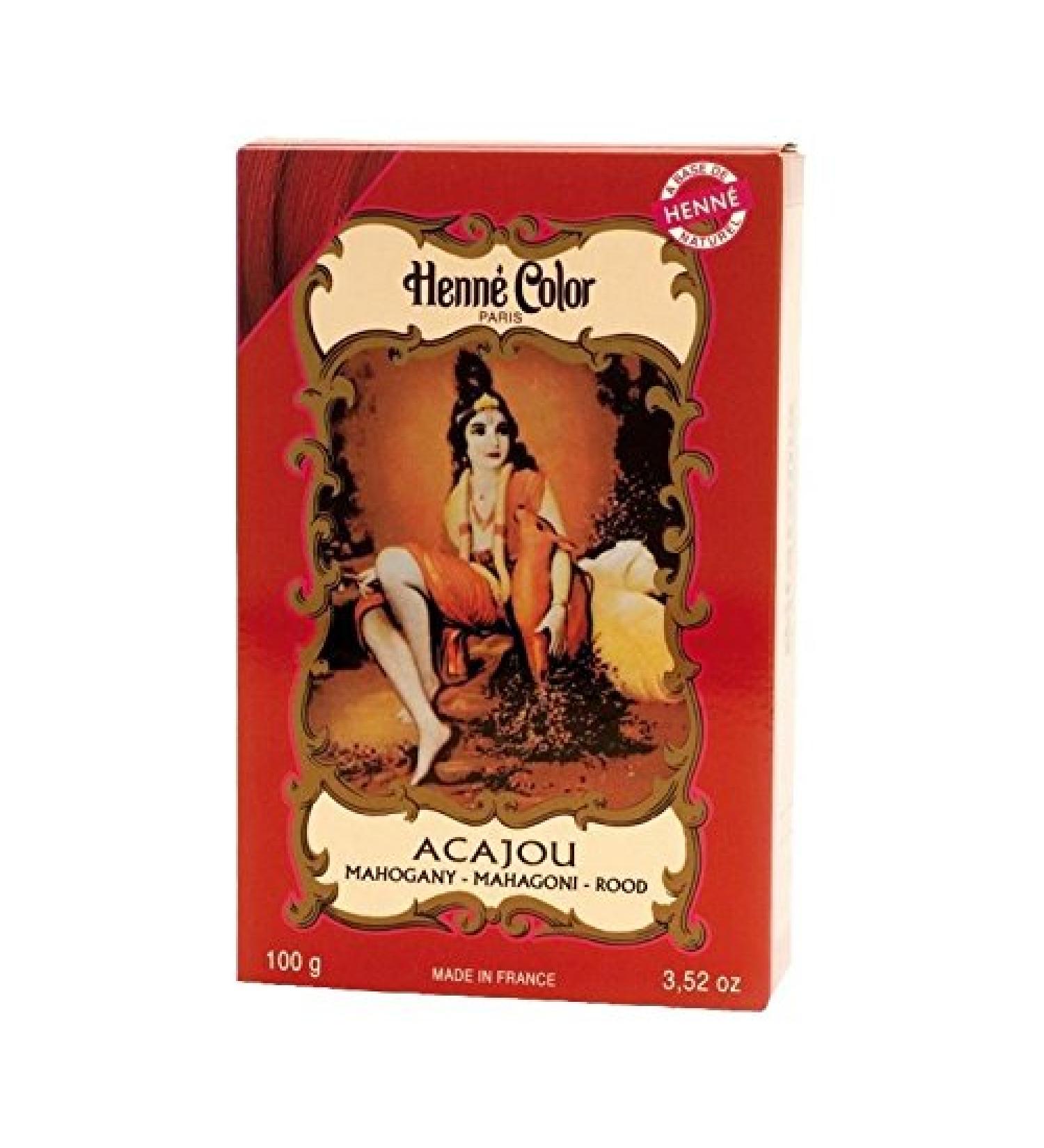 Henne Color Henna Powder Hair Color Mahogany Red 100G