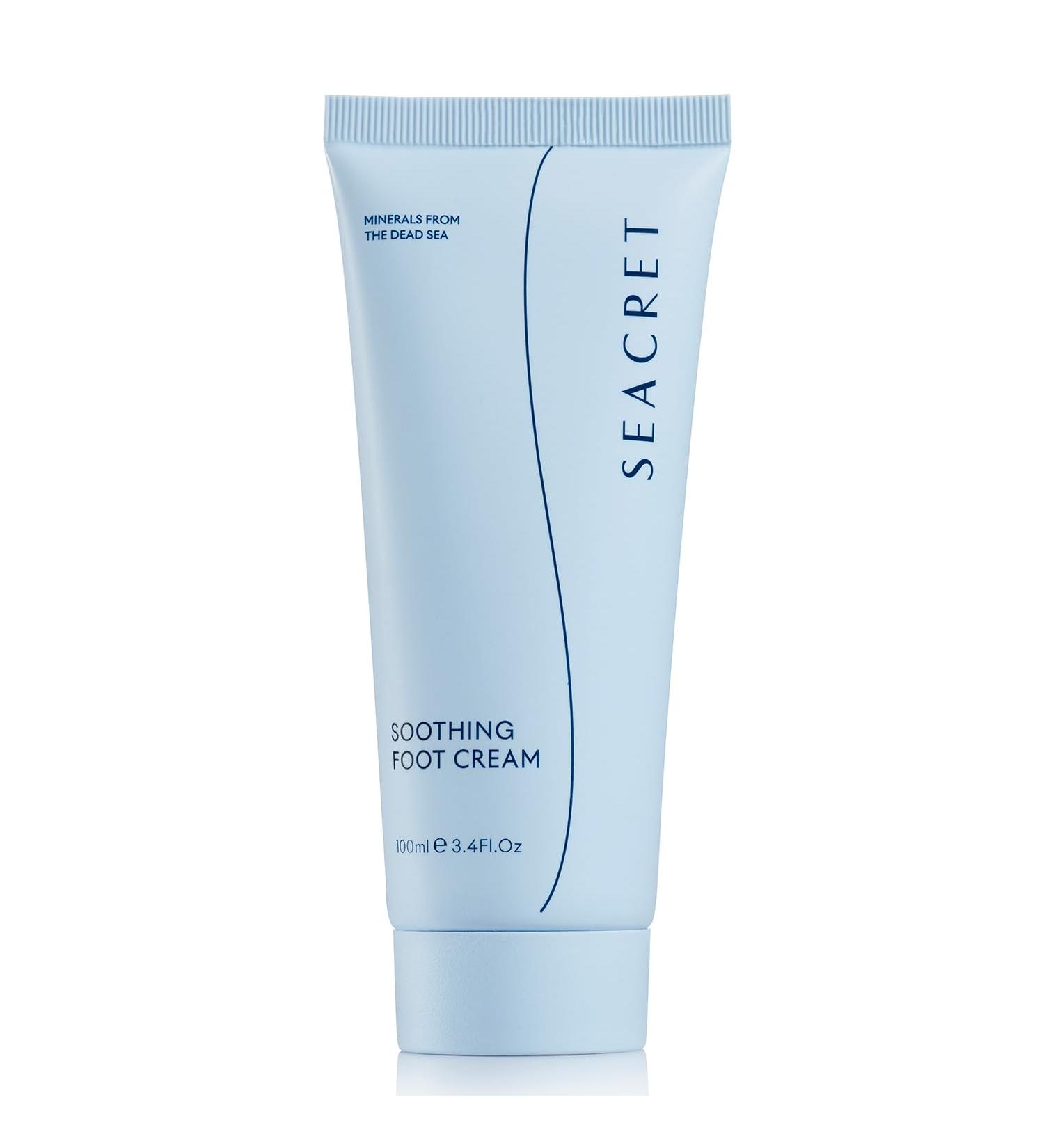 SEACRET Foot Cream with Tea Tree Oil & Dead Sea Minerals - 100ml | Hydrating & Soothing Foot Care for Optimal Health - Buy Online on SooperMarket.com