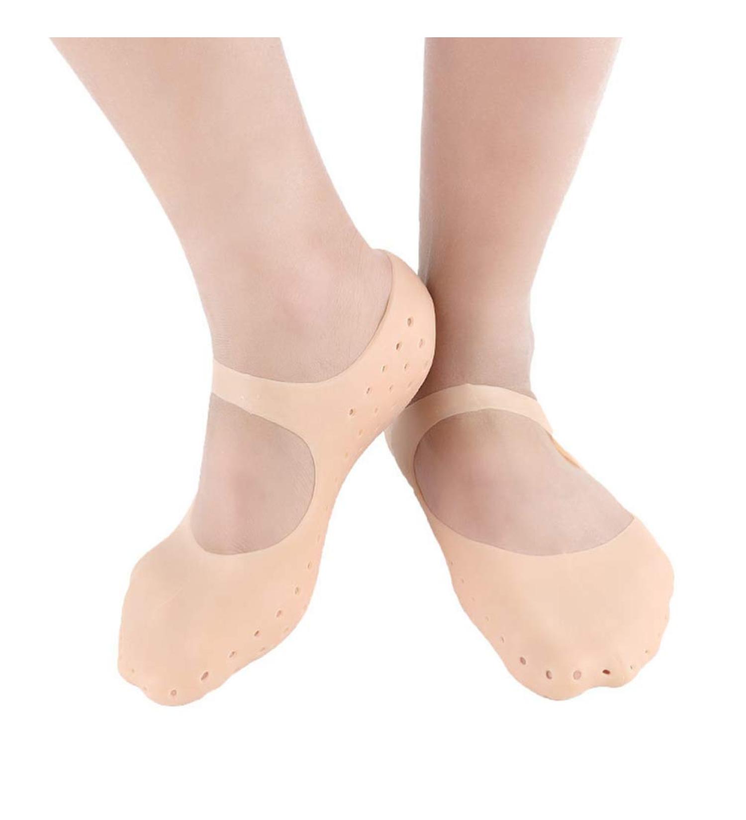 Milists Silicone Moisturizing Socks for Men & Women - Anti-Slip Heel Protection & Comfort - Perfect for Beach Use - Buy Online on SooperMarket.com