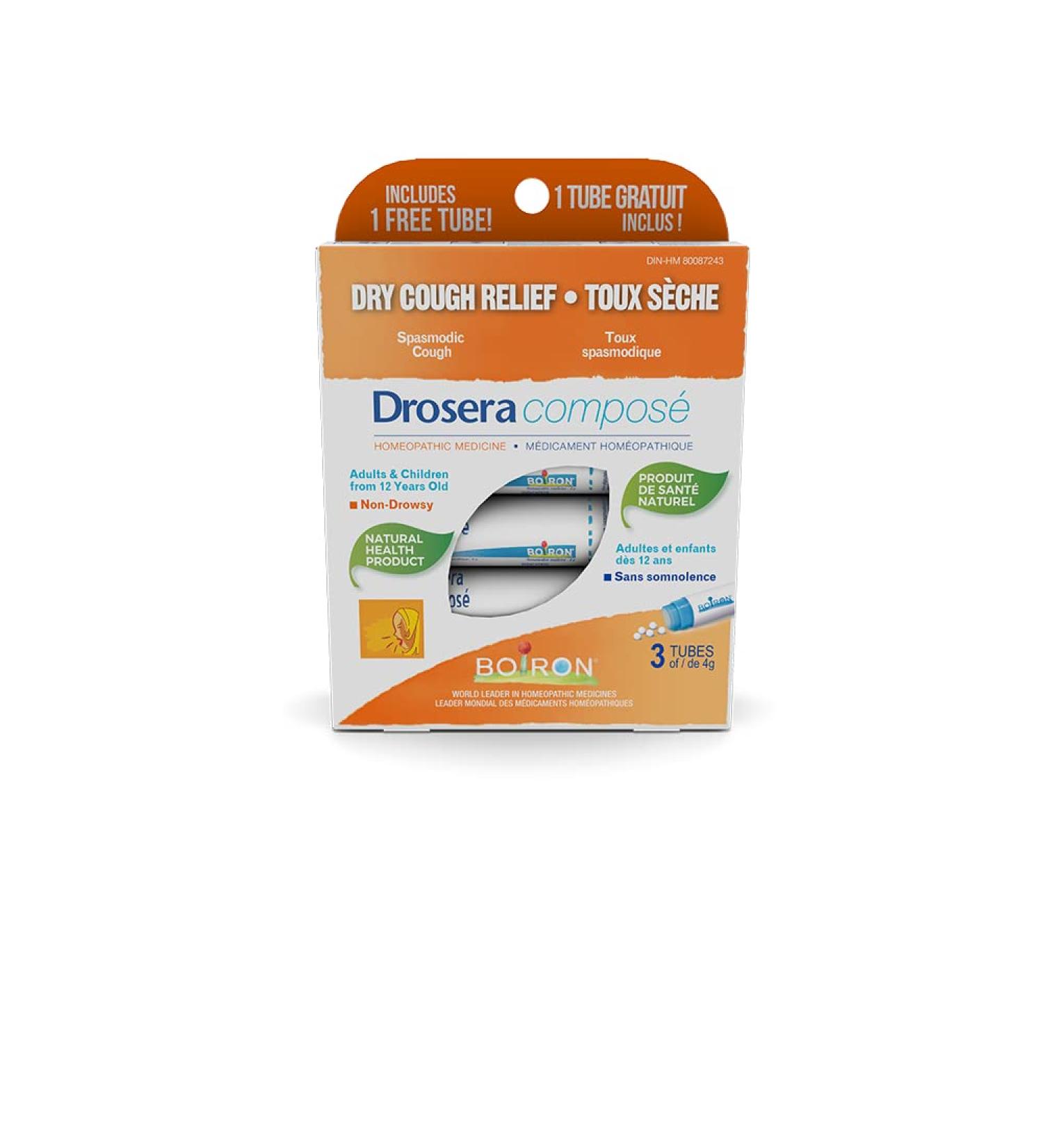 Boiron Drosera Compose Dry Cough Relief Spasmodic Cough 12 Gram - Buy Online on SooperMarket.com
