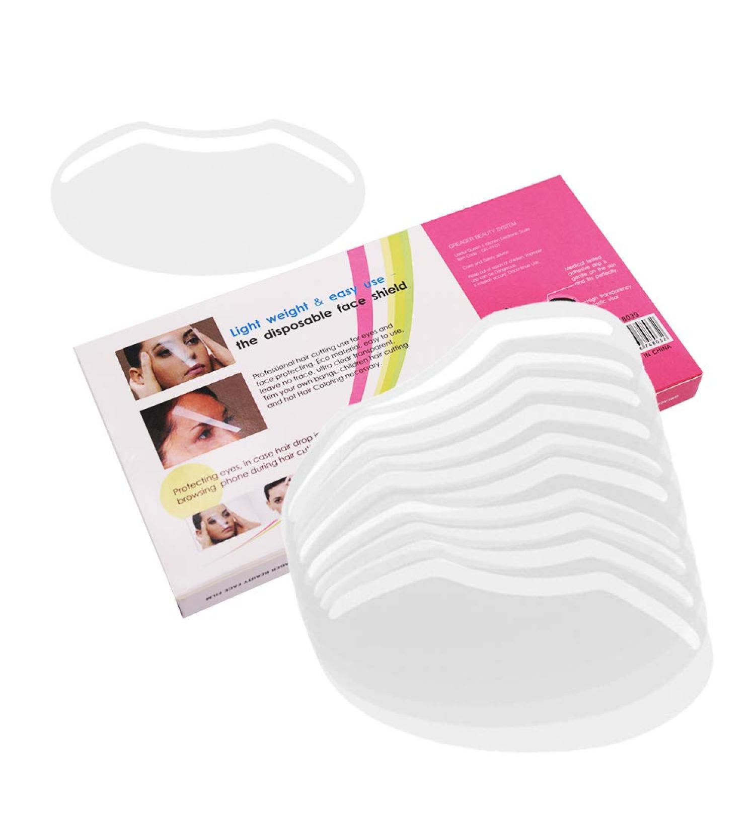 LWBTOSEE Disposable Plastic Eye Shield - 50pcs | For Microblading, Permanent Makeup, Eyelash Extensions, Cataract Surgery, Blepharoplasty Aftercare - Buy Online on SooperMarket.com