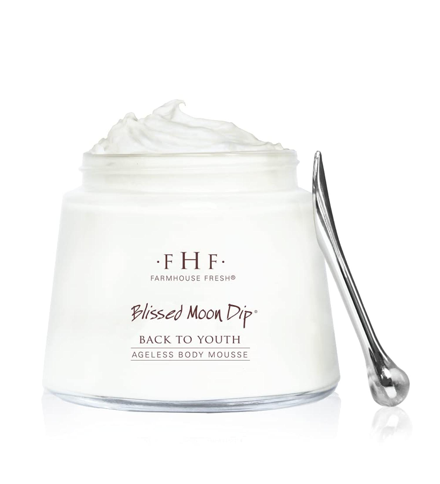 FarmHouse Fresh Blissed Moon Dip Back To Youth Ageless Body Mousse 8 fl. oz. | Hydrating Body Cream - Buy Online on SooperMarket.com
