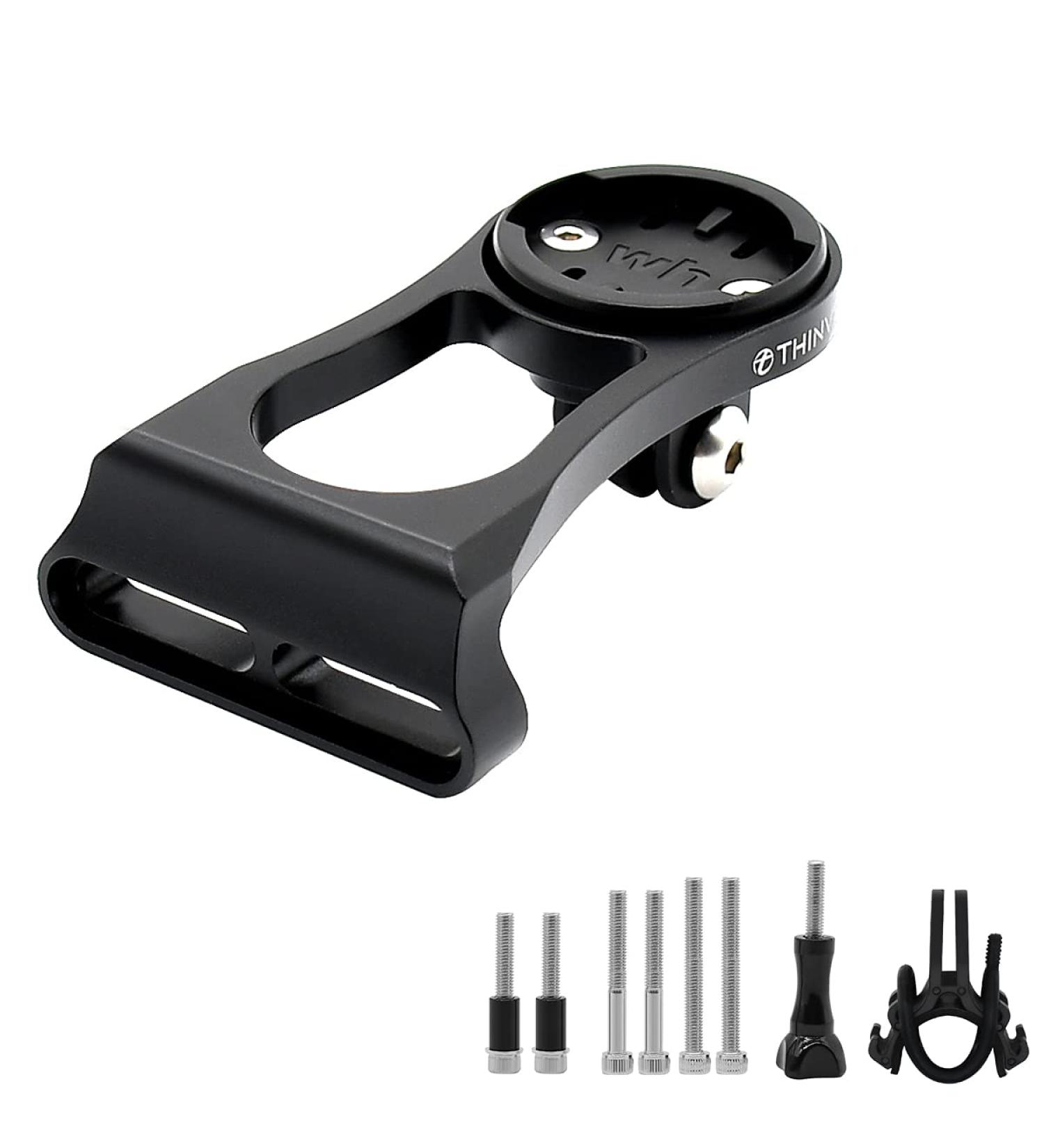 Thinvik Out-Front Extended Bike Computer Mount for Wahoo - Gopro Combo Mount - CNC Aluminum Alloy - Buy Online on SooperMarket.com