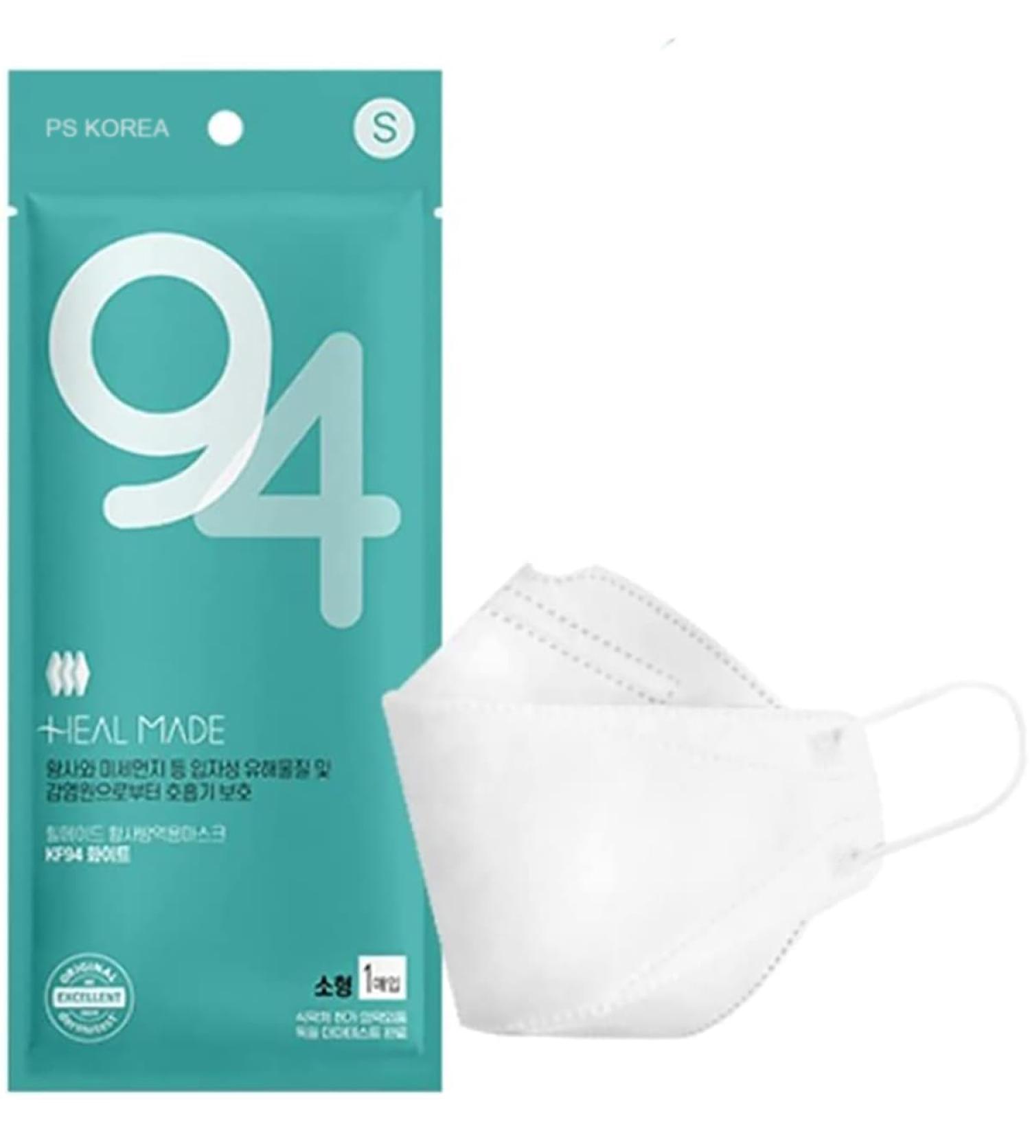 Buy KF94 Kids Face Masks - Pack of 10 | Premium 4-Layer Filters | Disposable Respirators for Ages 5-14 | Made in Korea - Buy Online on SooperMarket.com
