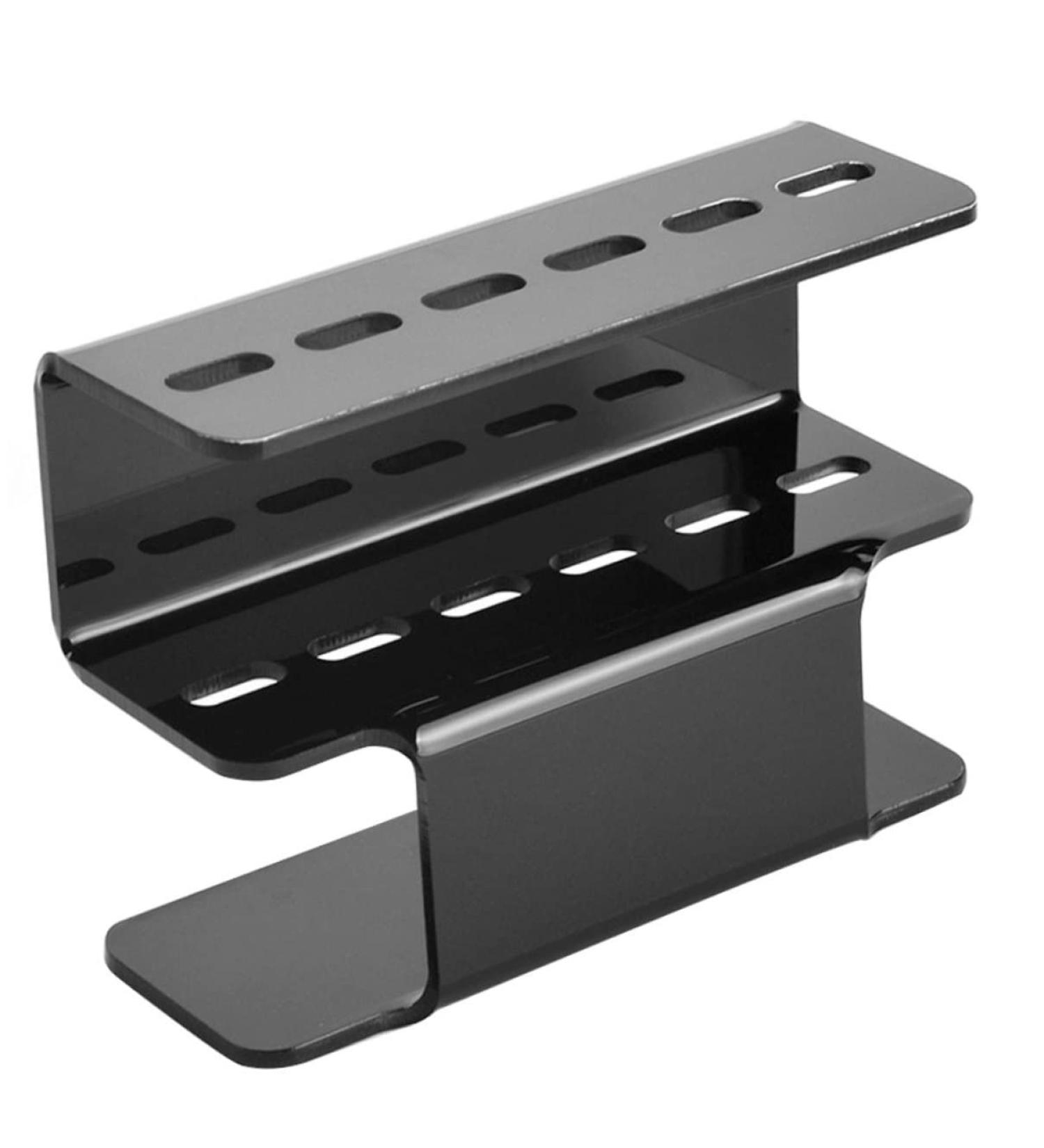 Tweezer stand Tweezer Stand 6 Holes Eyelash Tool Holder Acrylic Eyelashes Extension Supplies Display Black - Buy Online on SooperMarket.com
