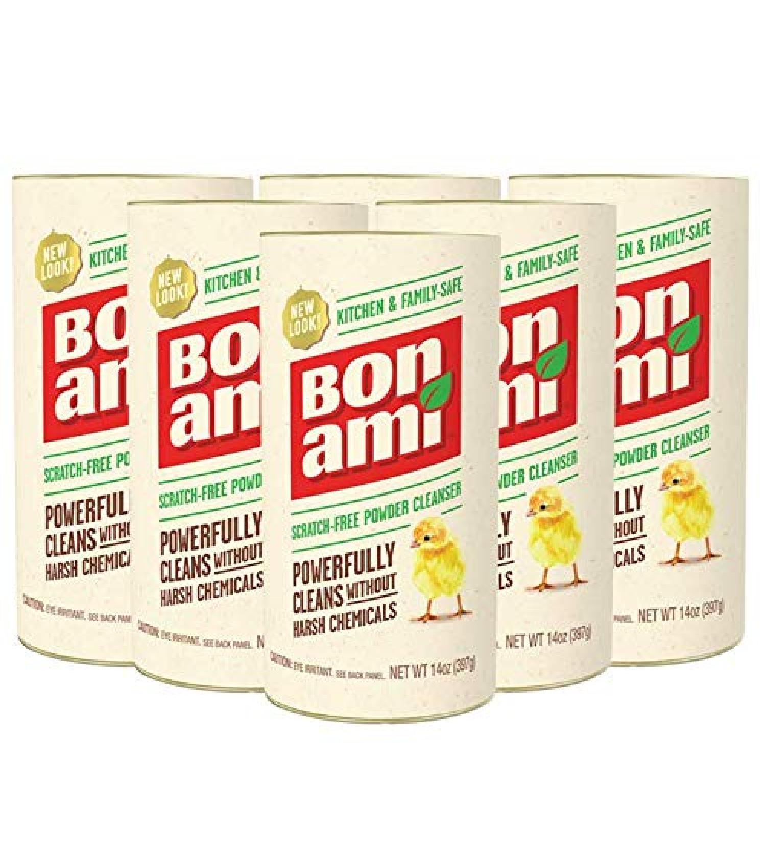 Bon Ami Powder Cleanser - 14 oz (Pack of 6) 14 Ounce (Pack of 6)