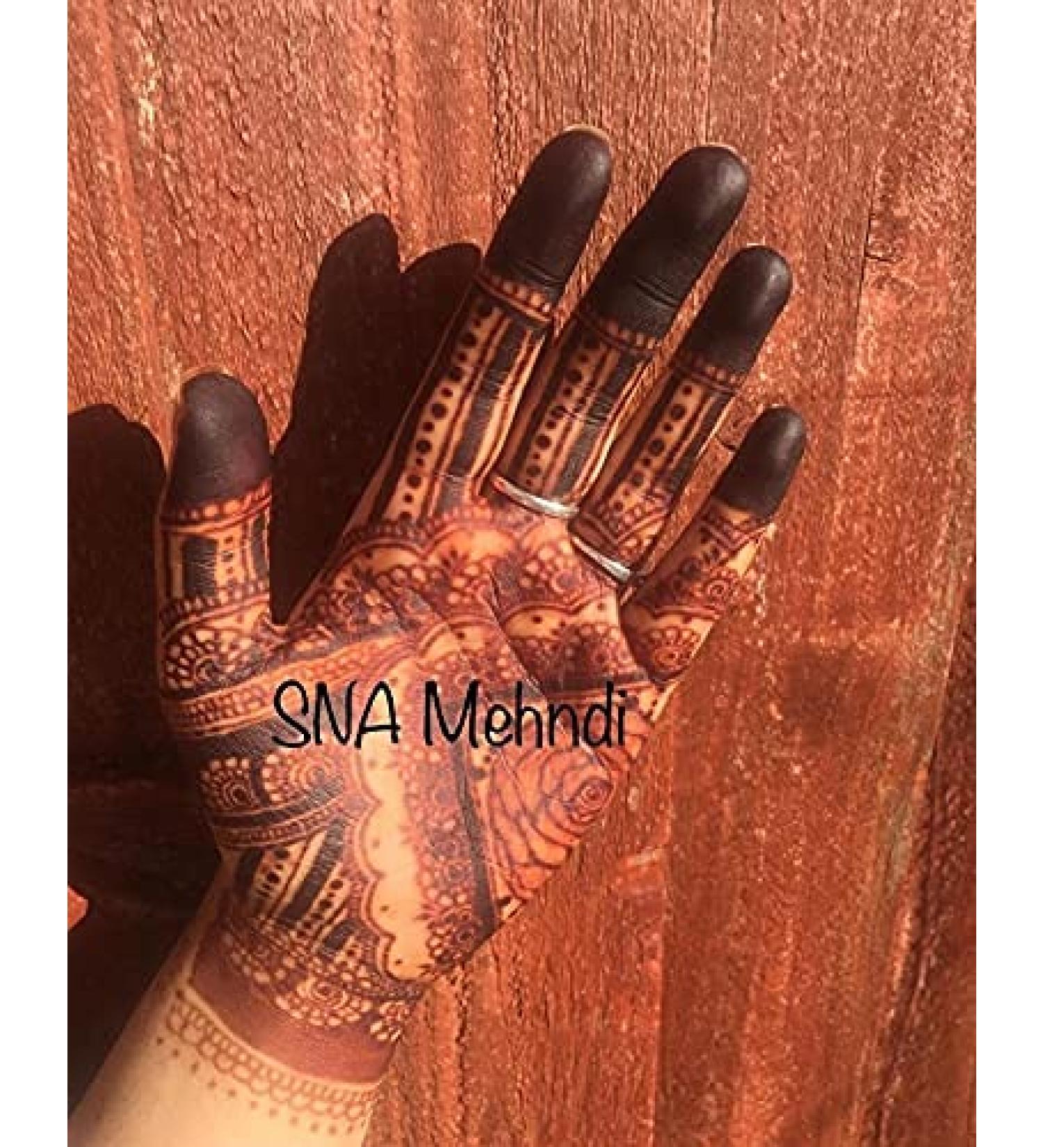 Sana Premium Organic Mehndi Cones Dark Brown - Buy Online on SooperMarket.com