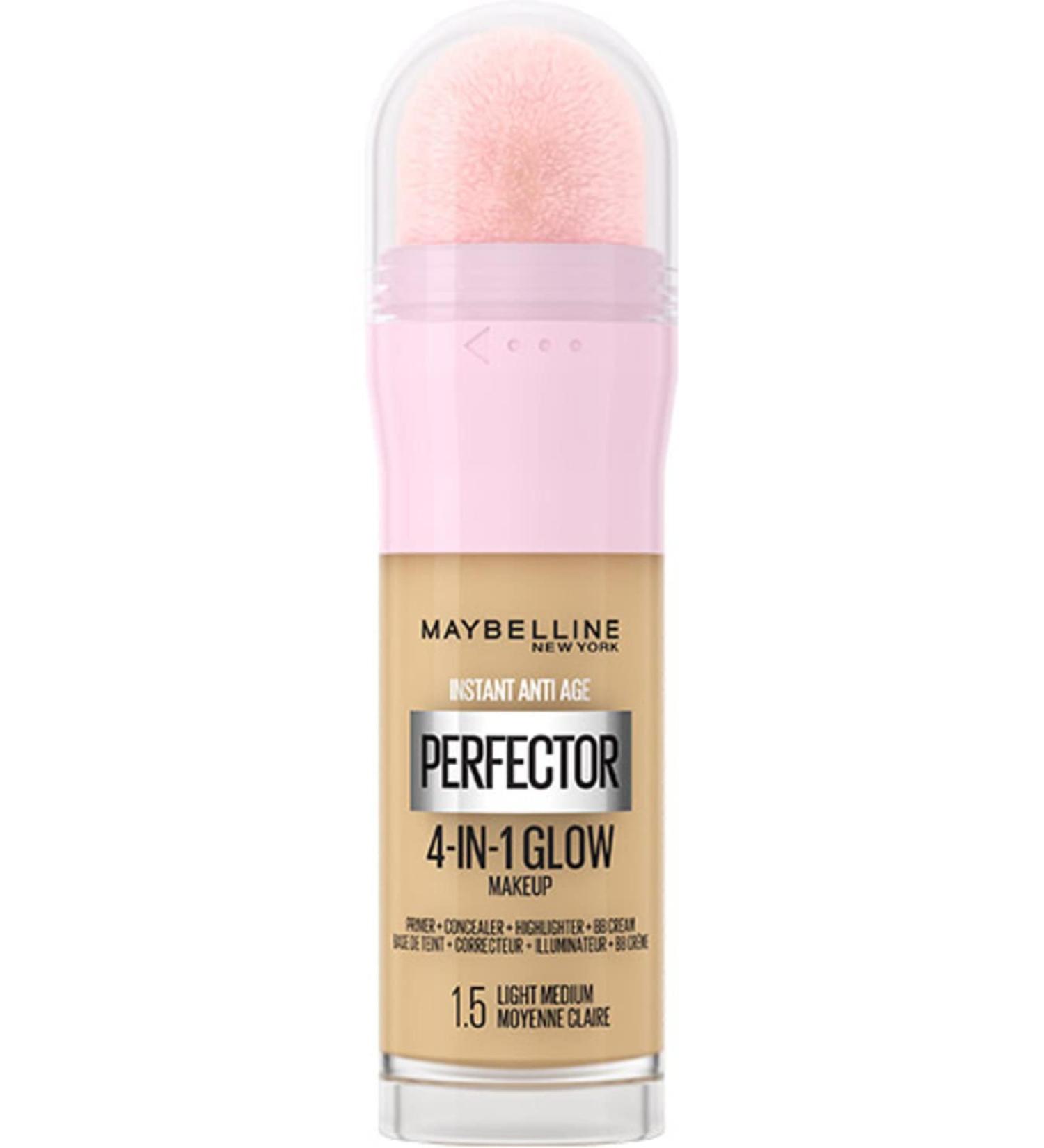 Maybelline Instant Anti Age Rewind Perfector 4-In-1 Primer Concealer Highlighter 1.5 Light Medium - 20ml - Buy Online on SooperMarket.com