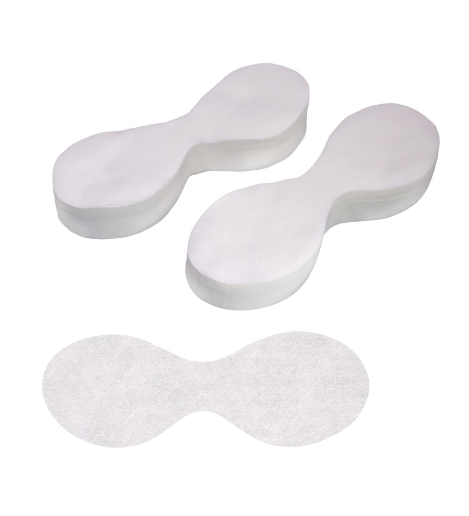 KRISMYA Disposable Eye Mask Paper Sheets 200 Pcs Non Woven Eye Care Ultra Thin Cotton Paper Facial Eye Pads Spa for Spa Wrap Moisturizing Moisture Eye Care