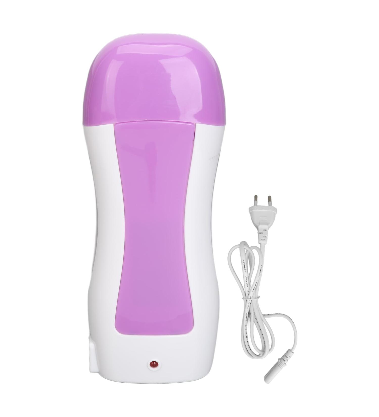 Compact Roll-On Wax Heater for Hair Removal - Portable Cartridge Slows Hair Growth 100ml EU 220V - Perfect for International Delivery - Buy Online on SooperMarket.com