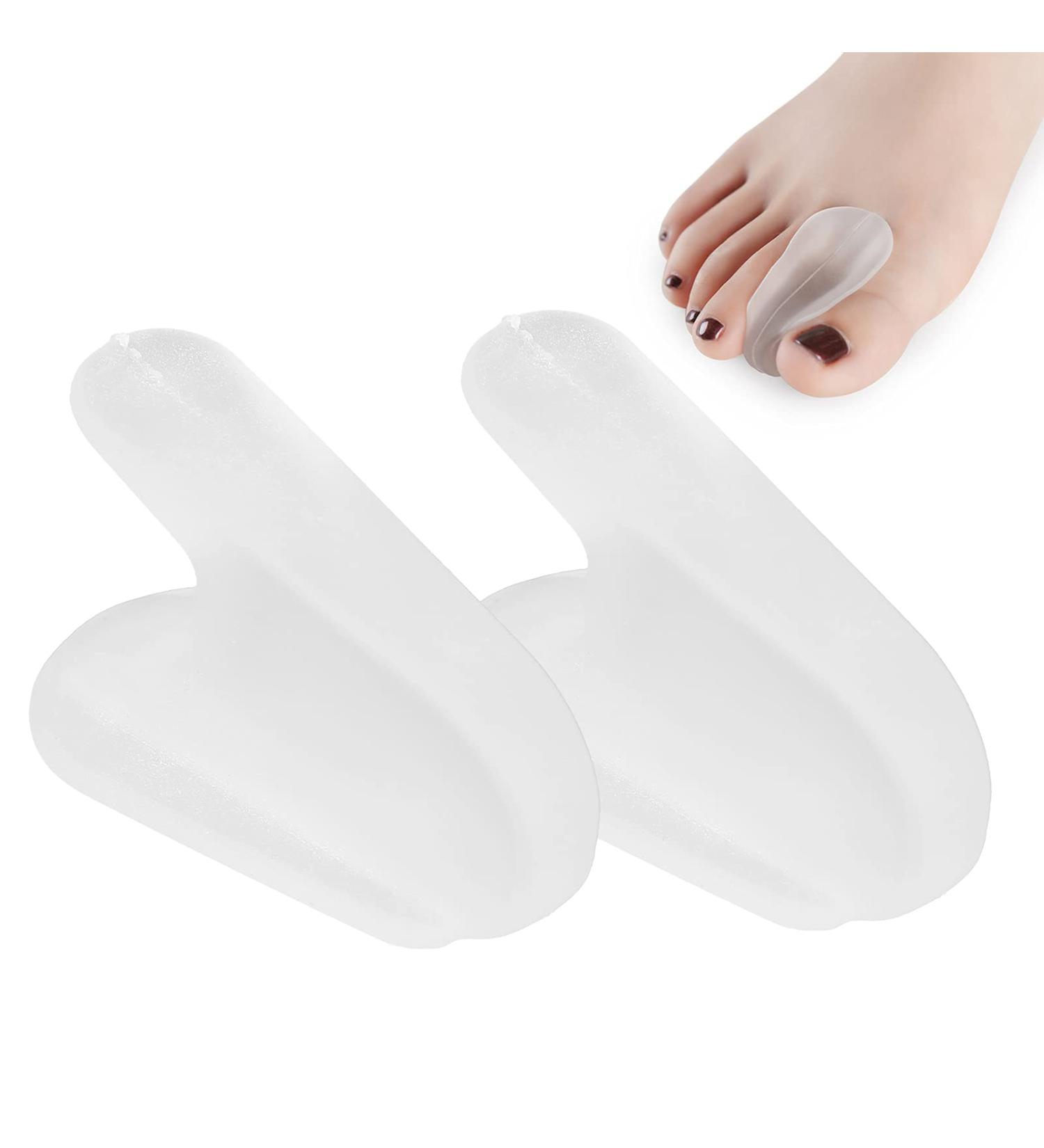 Large Silicone Toe Separators for Overlapping Toes & Bunion Corrector - Foot Care Spacers - Buy Online on SooperMarket.com