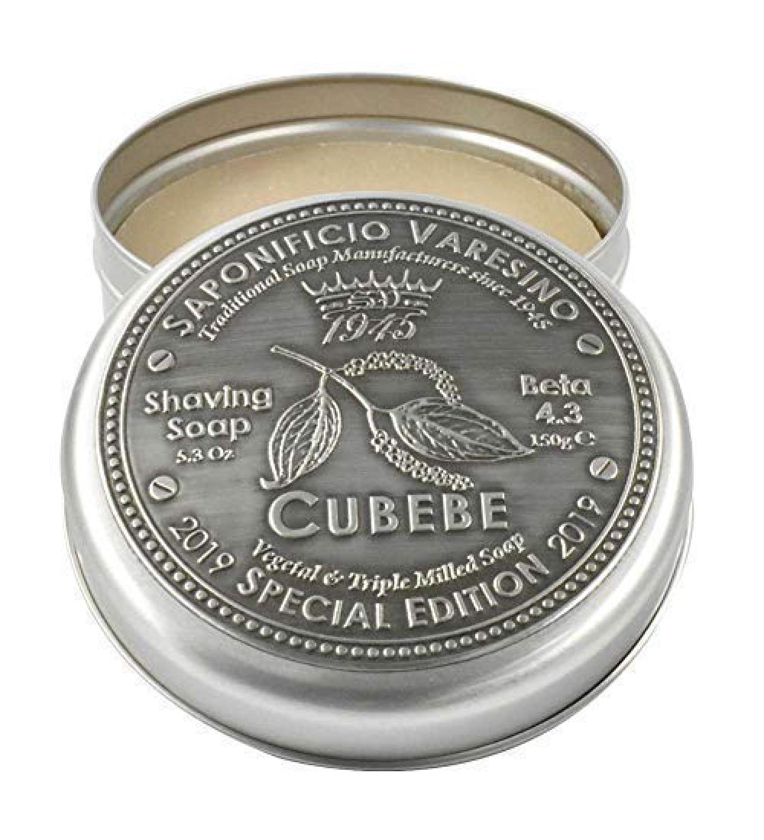 Saponificio Varesino Cubebe Special Edition Hard Shaving Soap 150g - Premium Grooming Essential - Buy Online on SooperMarket.com