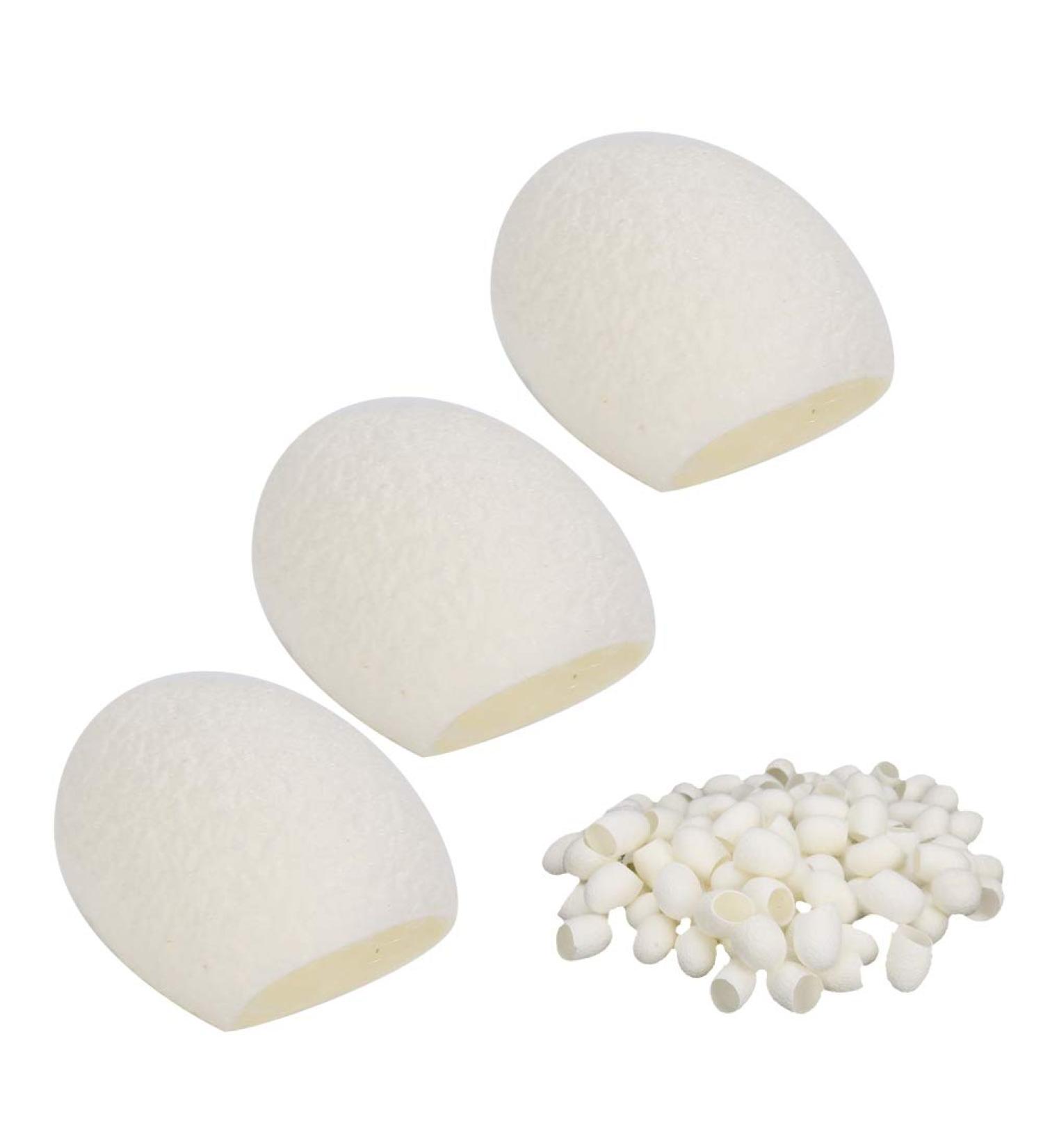 Silks Cocoons Scrub Silks Cocoons 100 Pieces for Skin for Blackhead for Care - Buy Online on SooperMarket.com