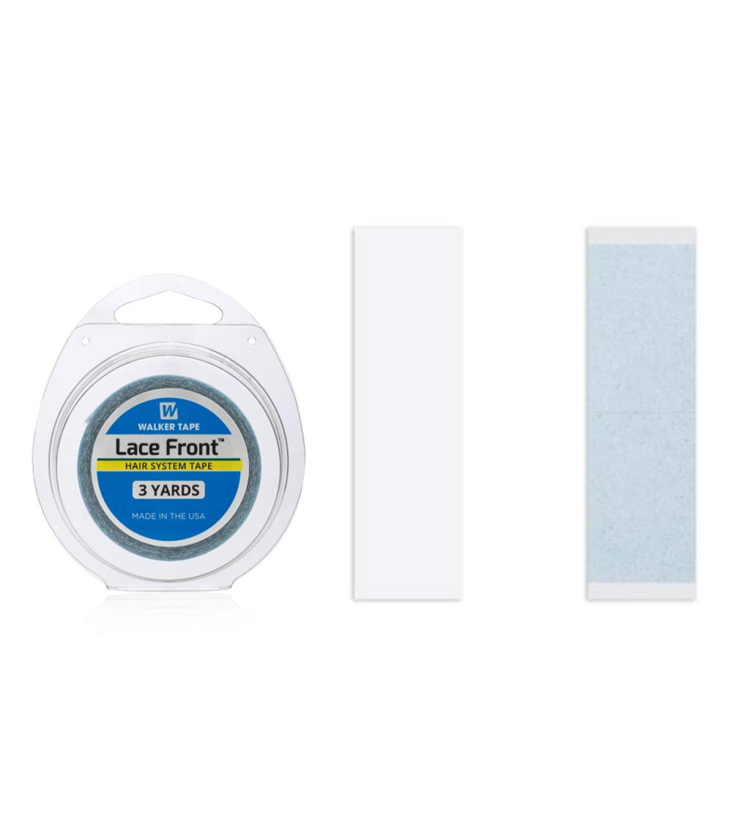 Walker Tape Lace Front Support 3/4 x 3 Straight Strip Blue Liner - 36pcs/bag - Buy Online on SooperMarket.com