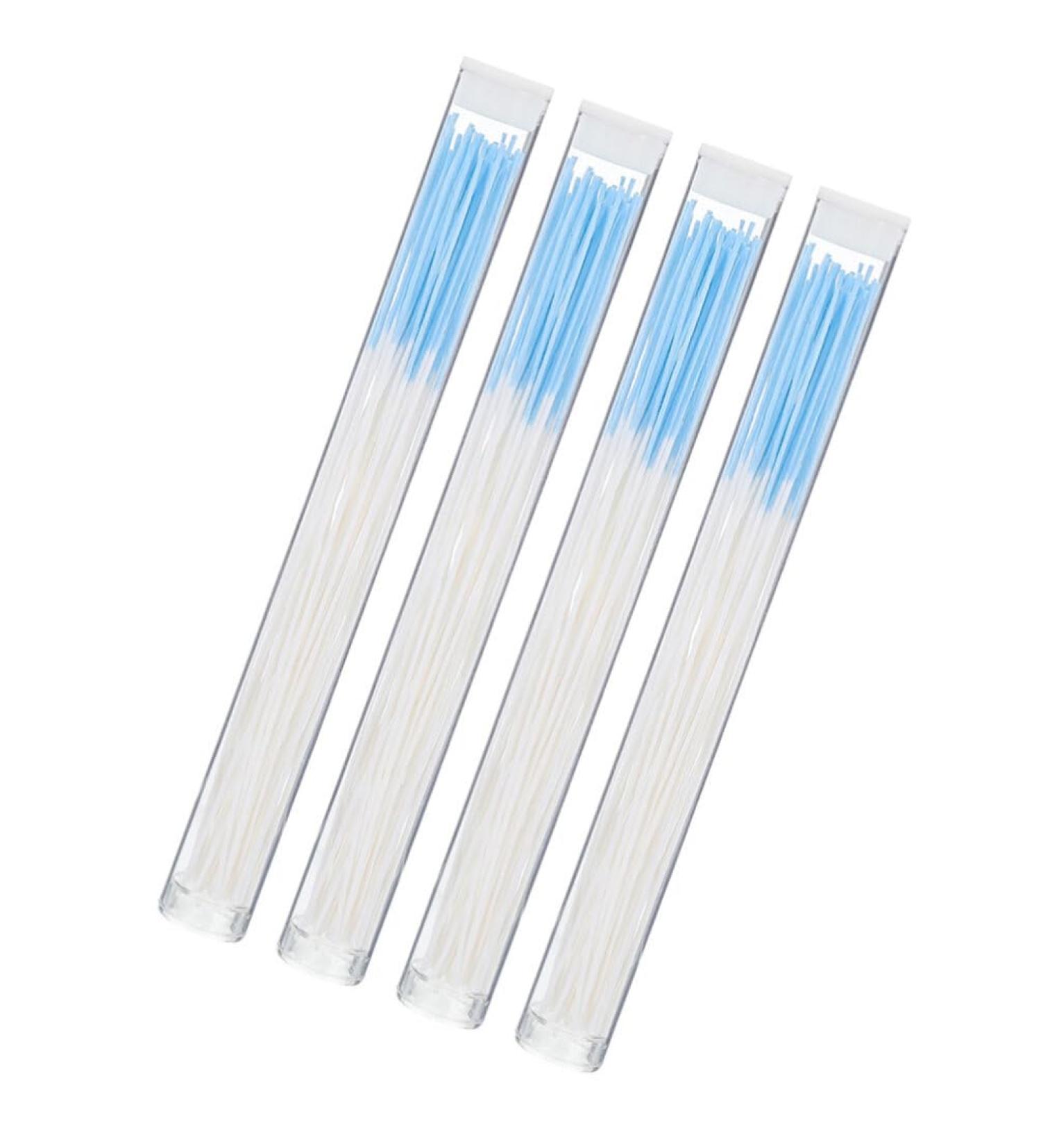 Ear Floss Ear Piercing Cleaning Line Limpiador De Oidos Cleaning Accessories Earrings Hole Cleaner Household Ear Floss Colored Ear Floss Cleaning Supplies Blue Ear Hole 4 Boxes Blue 10X0.2CM