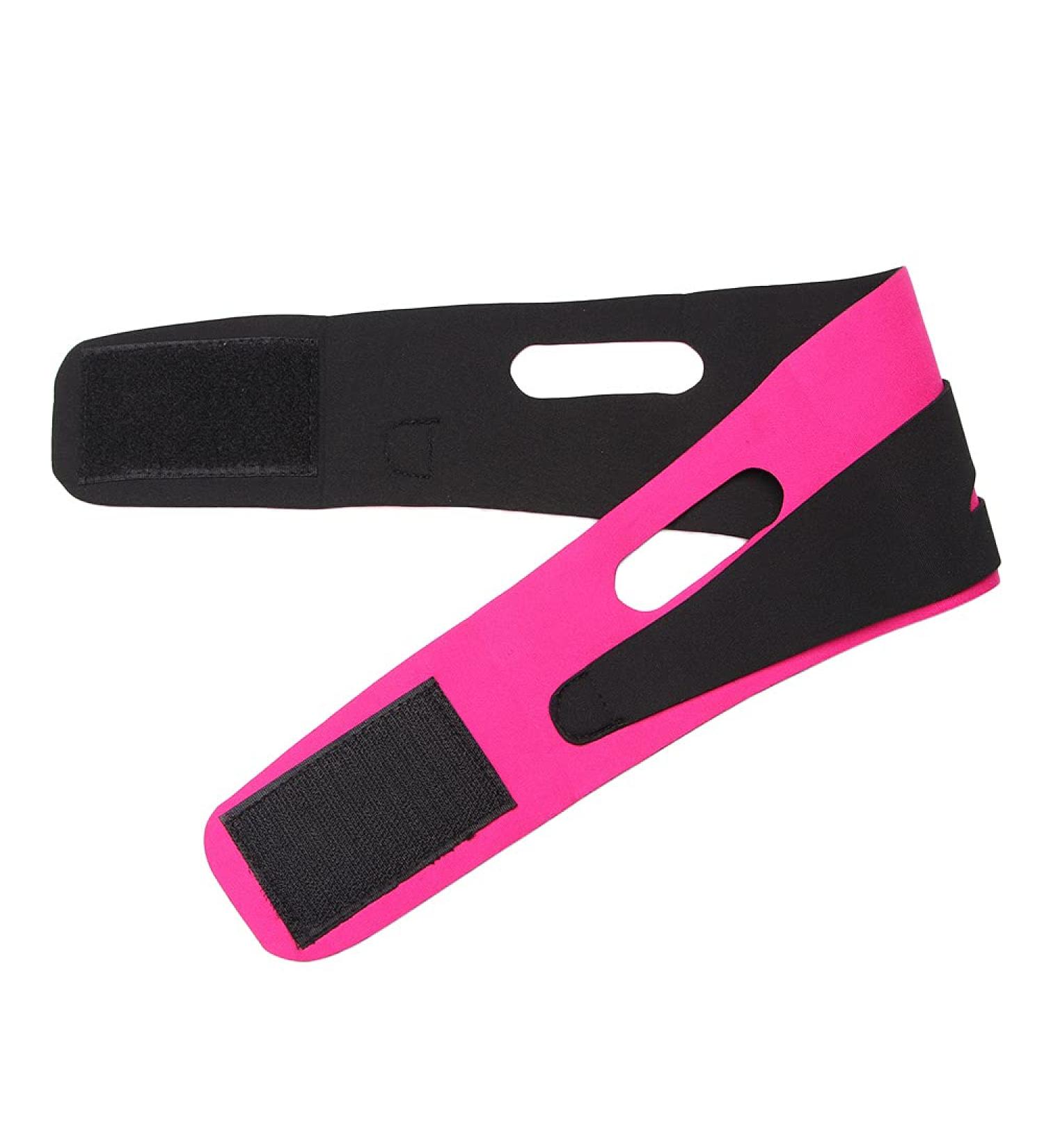 Vctitil Women Pink Slimming Face Bandage - V-Shaped Lifting Wrinkle Removal & Double Chin Reduction Beauty Tool - Buy Online on SooperMarket.com