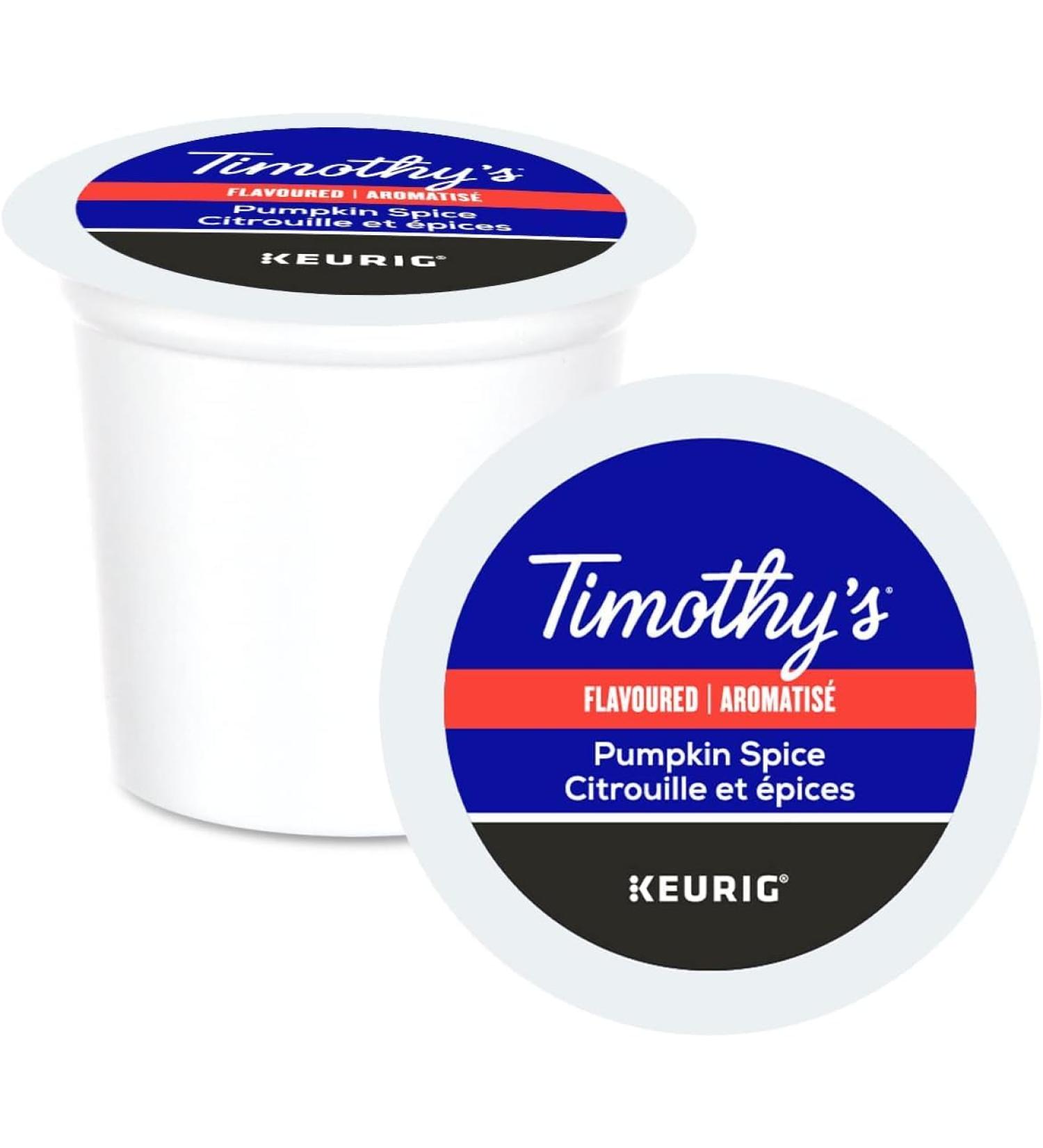 Keurig Timothy's Pumpkin Spice K-Cup Pods 96 count