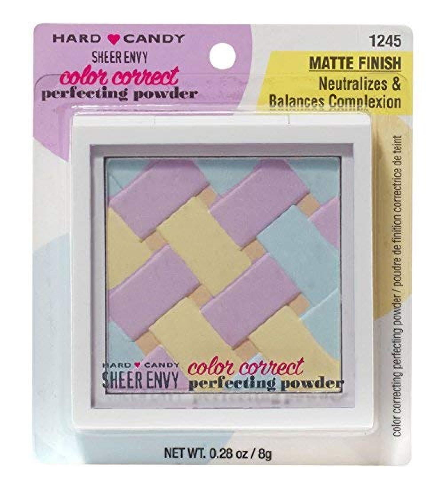 Hard Candy Sheer Envy Color Correct Perfecting Powder  1245 Matte Finish