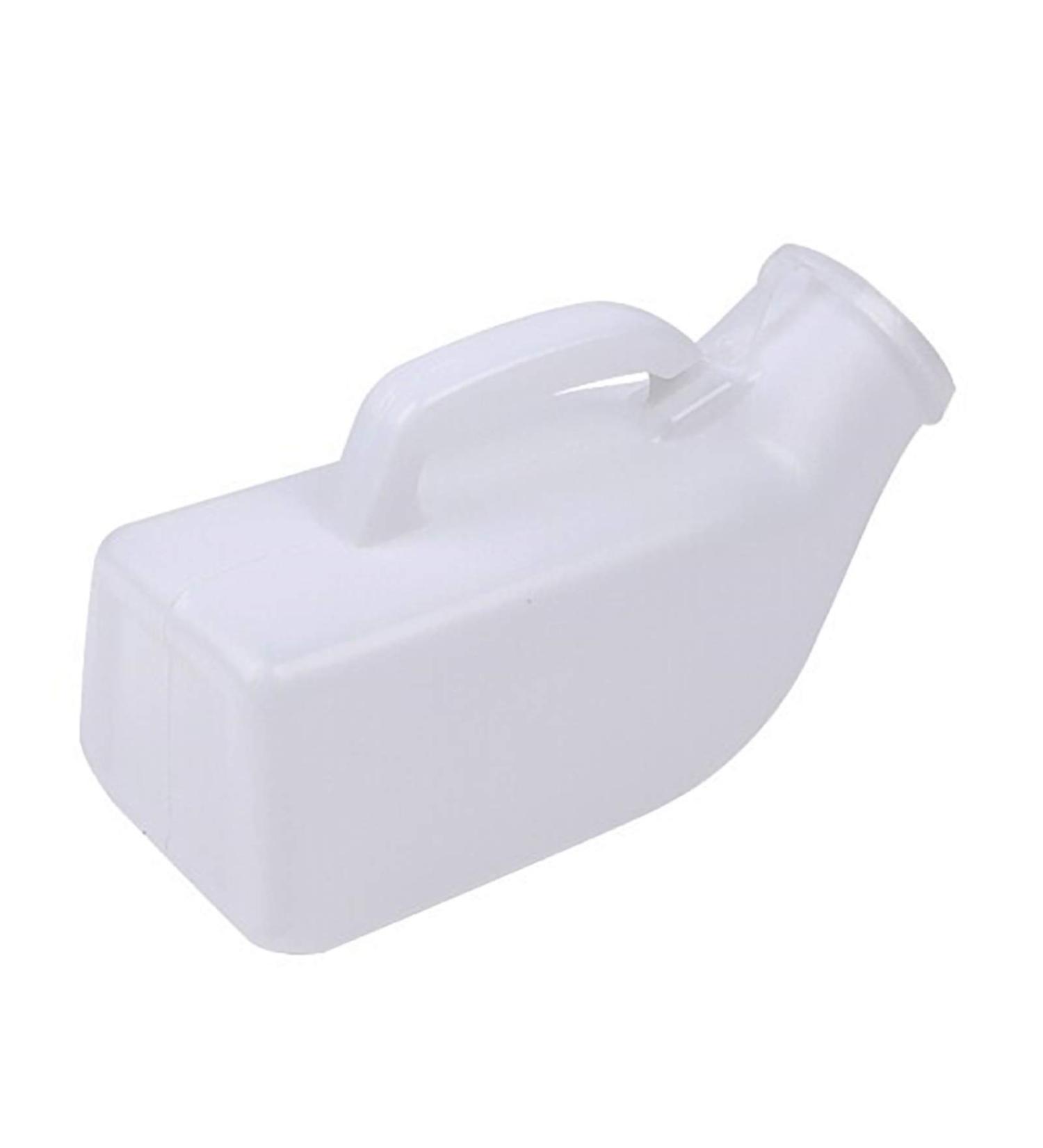 GRISDEPPD Male Urinal Long Neck Incontinence Pee Clear Plastic 1000ML Urine Collection Device  - Buy Online on SooperMarket.com