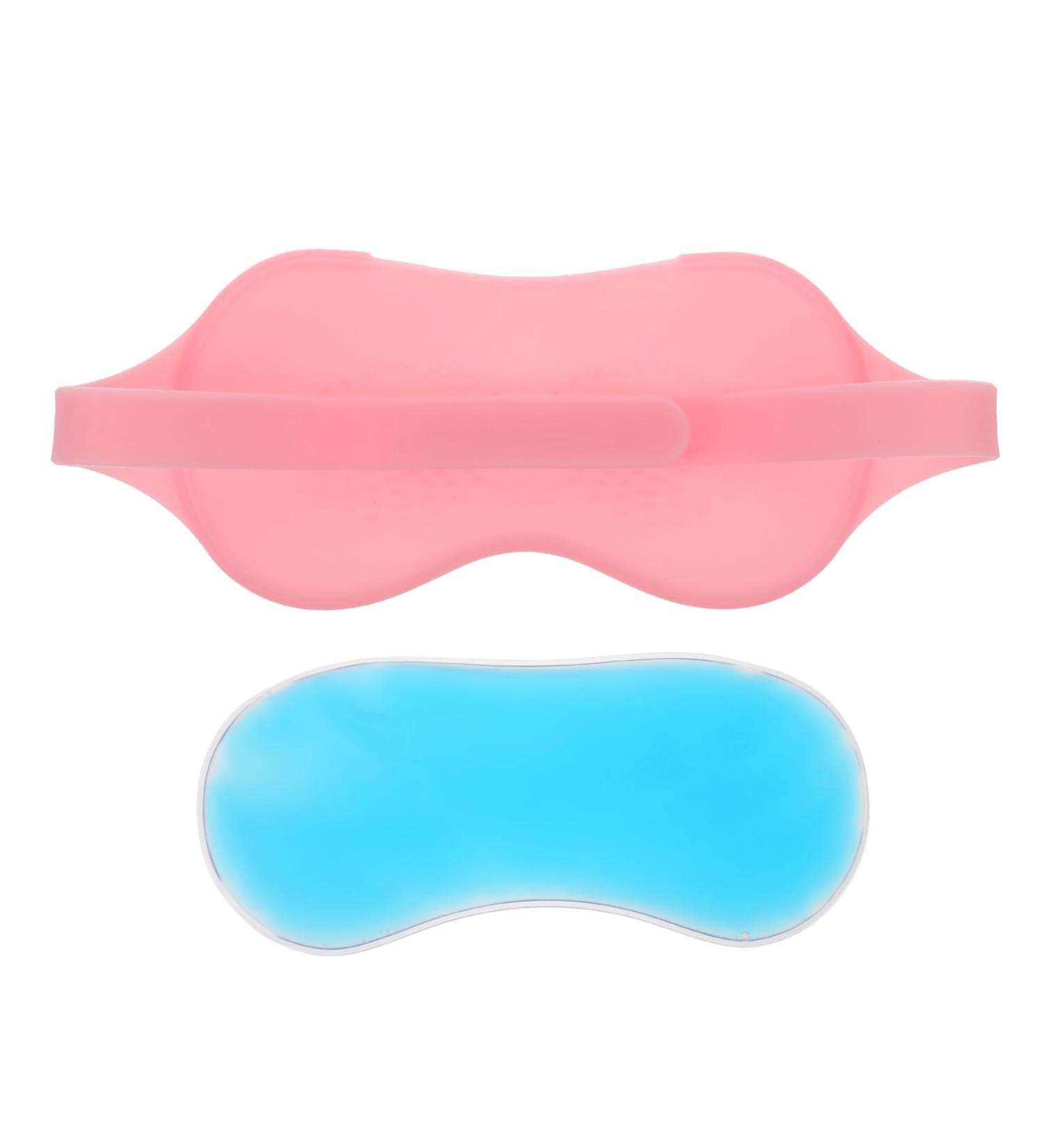 minkissy 1 Set Gel Eye Mask Pink Eyes Facial Mask Travel Gel Sheet 65X2CM Pink - Buy Online on SooperMarket.com