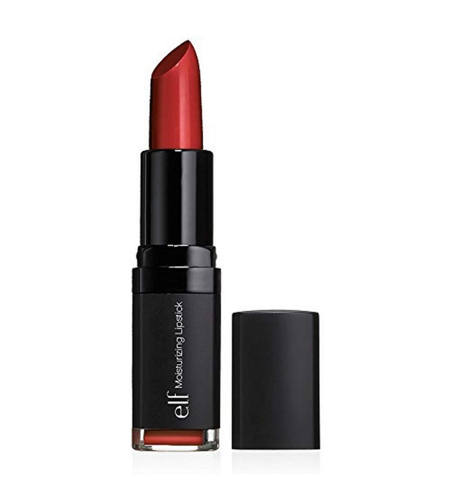 e.l.f. Cosmetics Moisturizing Lipstick  Provides Vibrant Color and Luminous Shine  Red Carpet