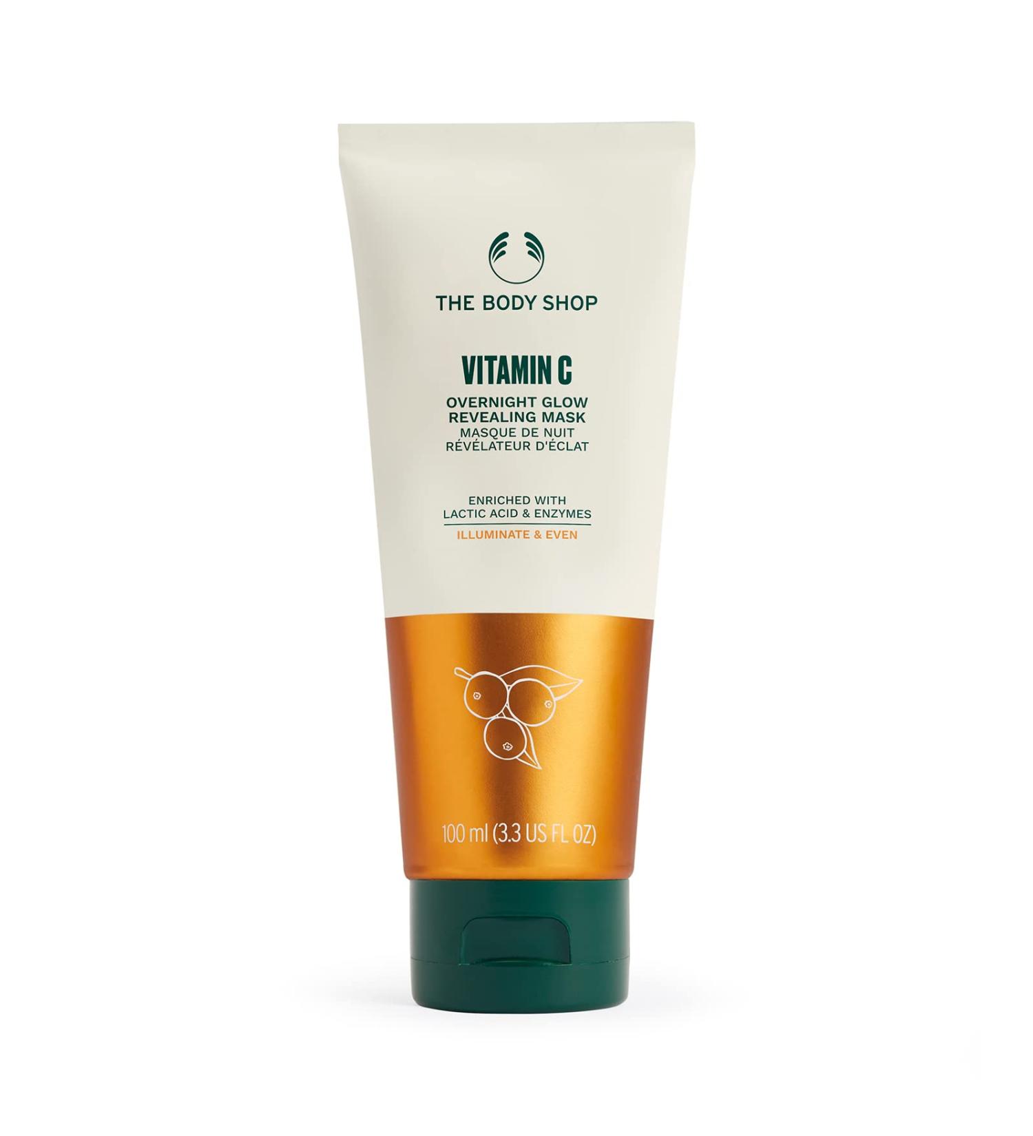 The Body Shop Vitamin C Overnight Glow Mask - Vegan 100ml - Buy Online on SooperMarket.com