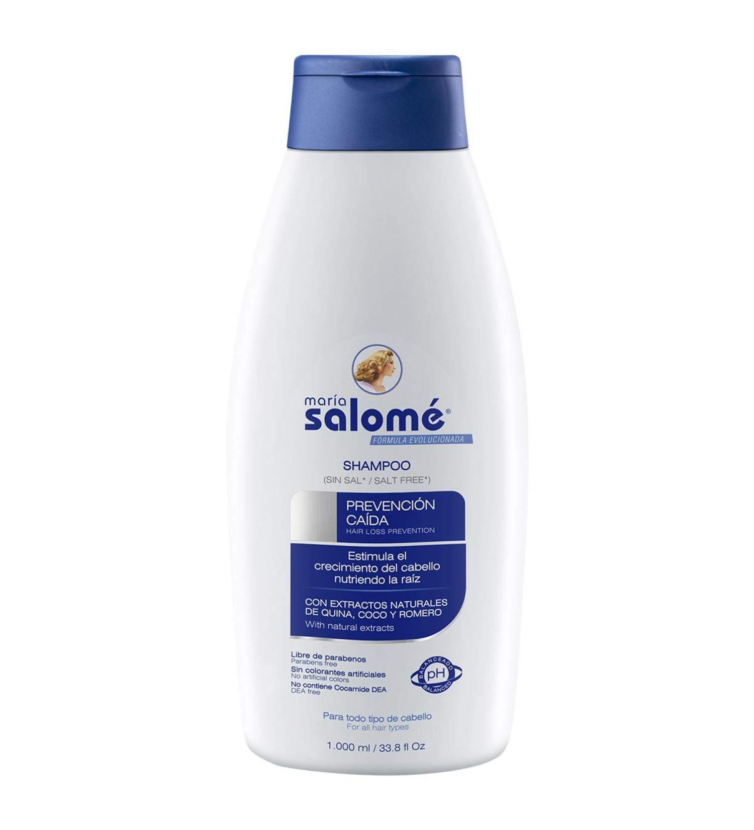 Maria Salome Hair Loss Prevention Prevencion Caida Shampoo 1000ml 33.8 fl Oz