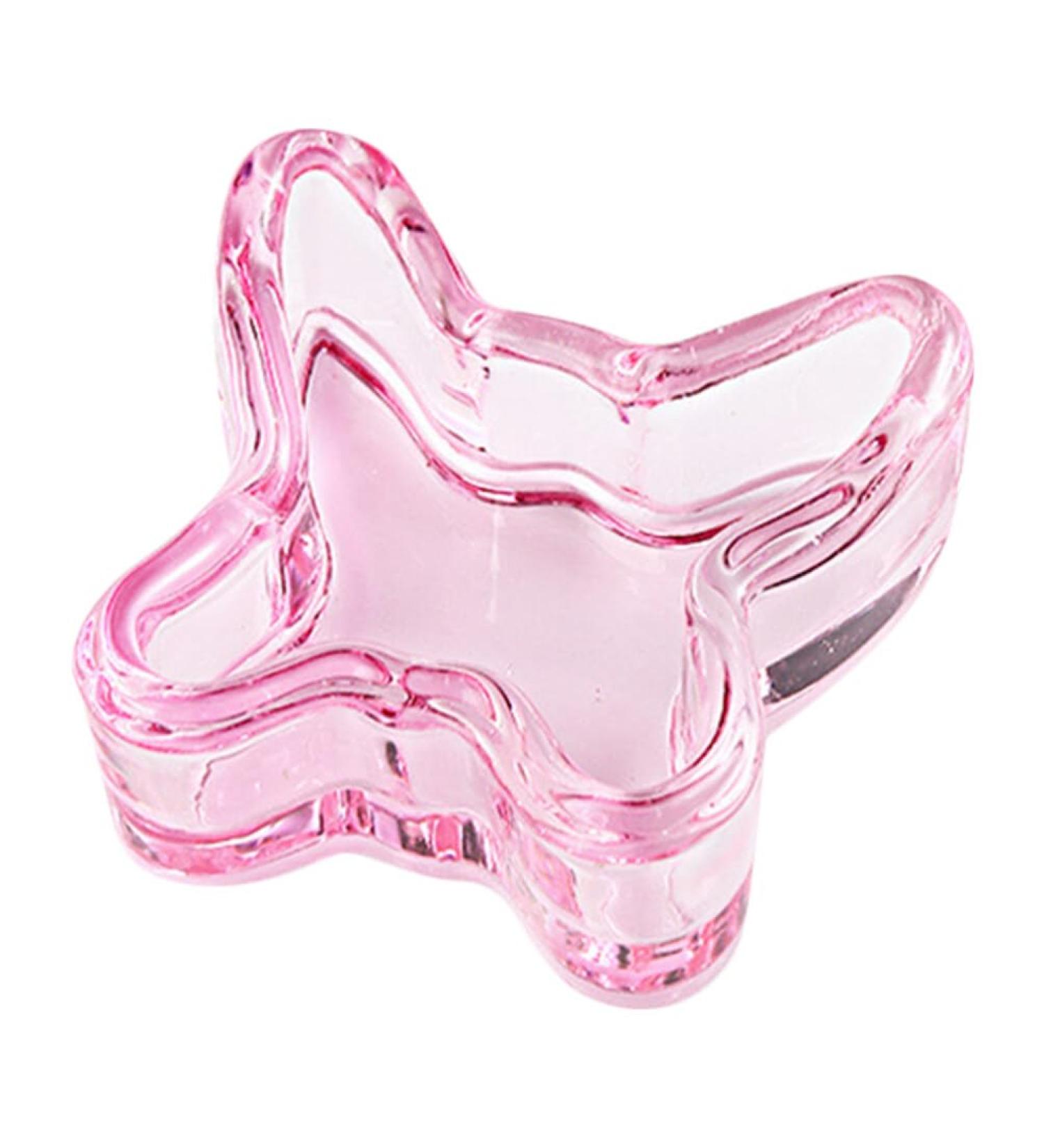 minkissy Nail Dappen Cup Butterfly Shape Dappen Dish Cups Acrylic Nail Dish Bowl Glass Decorative Nail Brush Cup Manicure Nail Dish - Buy Online on SooperMarket.com
