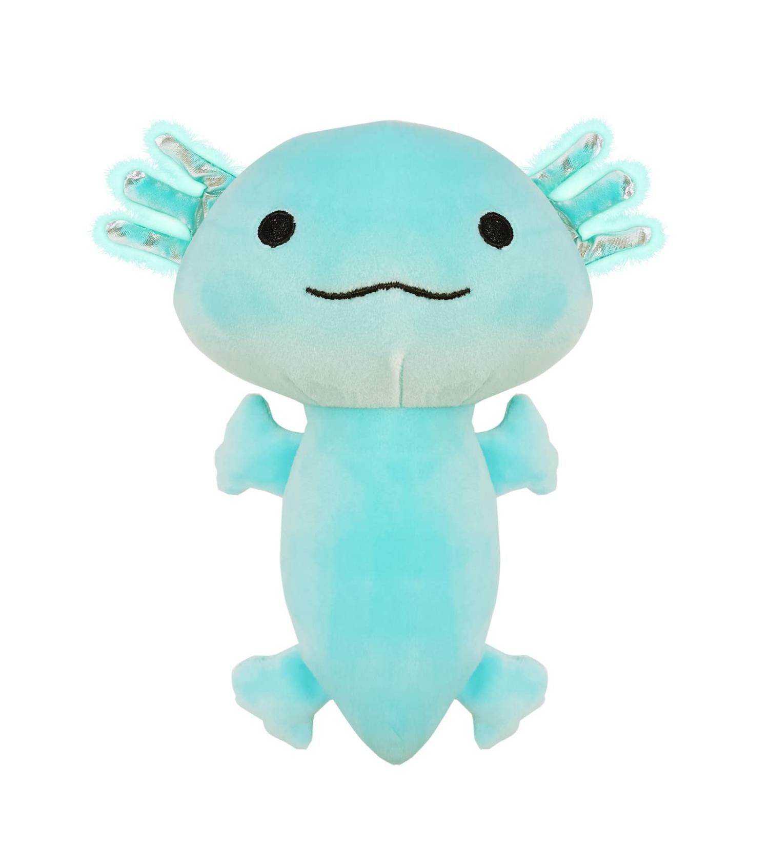 YILITI Axolotl Stuffed Animal Toy 9.8 Inch - Cute Soft Plush Doll for Boys and Girls (Blue) - Perfect Birthday Gift - Buy Online on SooperMarket.com