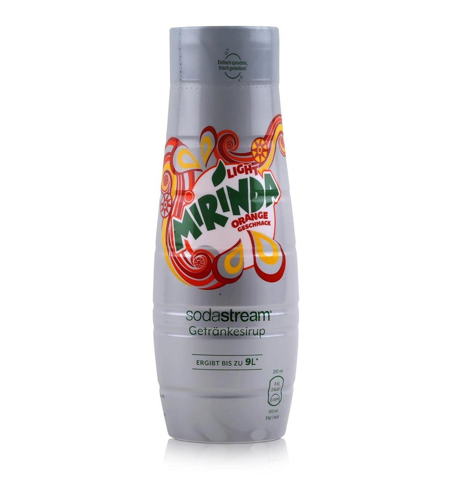 Sodastream Sirup Mirinda Light - 440 ml Bottle for 9 Liters of Fresh Soda | International Shipping Available - Buy Online on SooperMarket.com