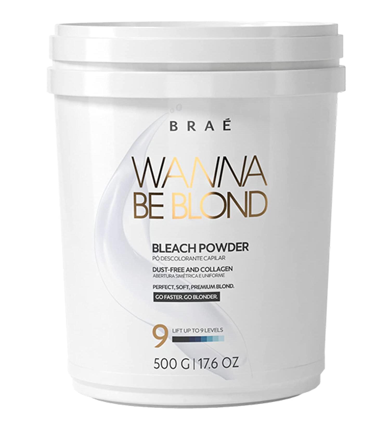 Brae Wanna Be Blond Bleach Powder - Collagen-Rich Formula for Safe & Conditioning Lightening Results - Buy Online on SooperMarket.com